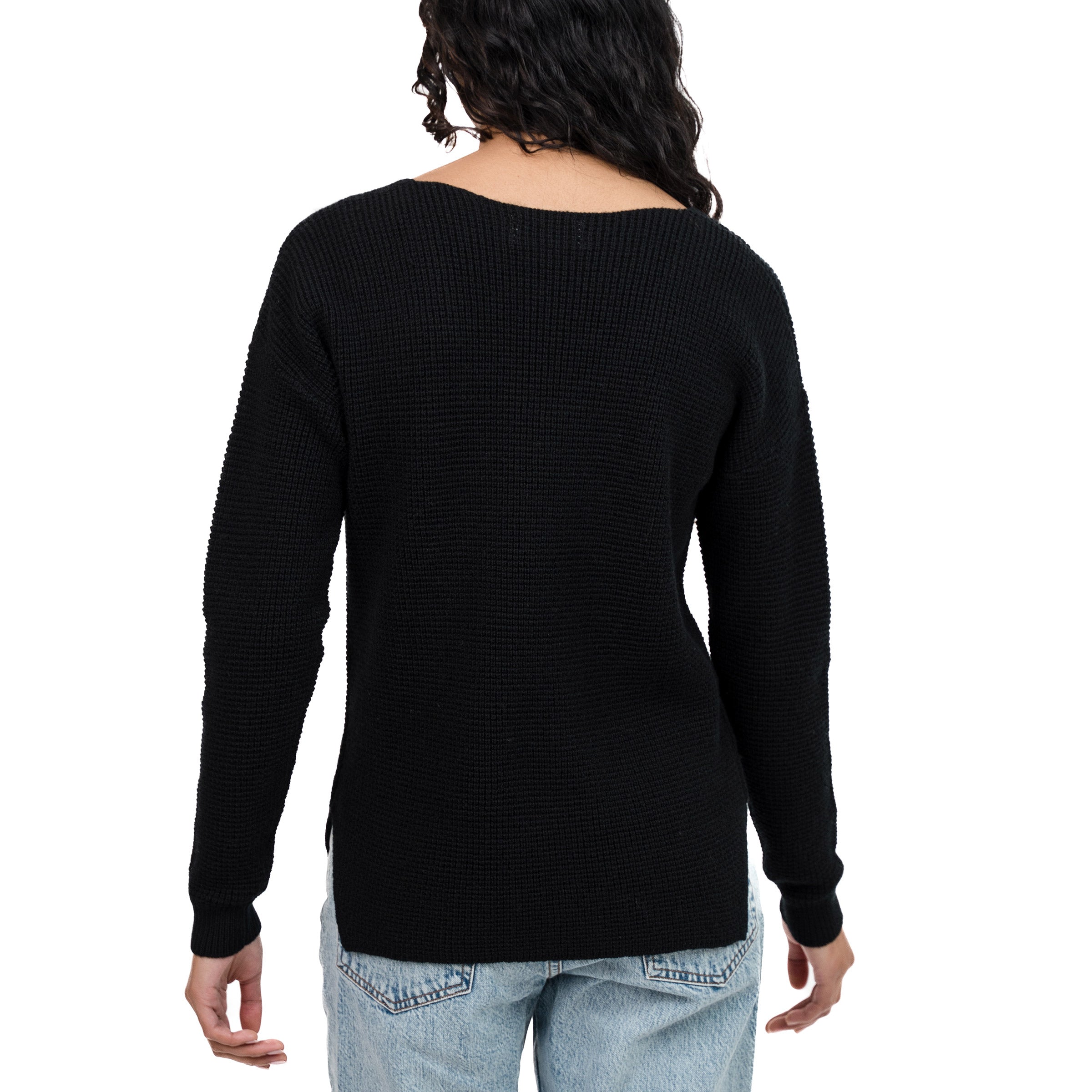 Ladies' Waffle Knit Sweater