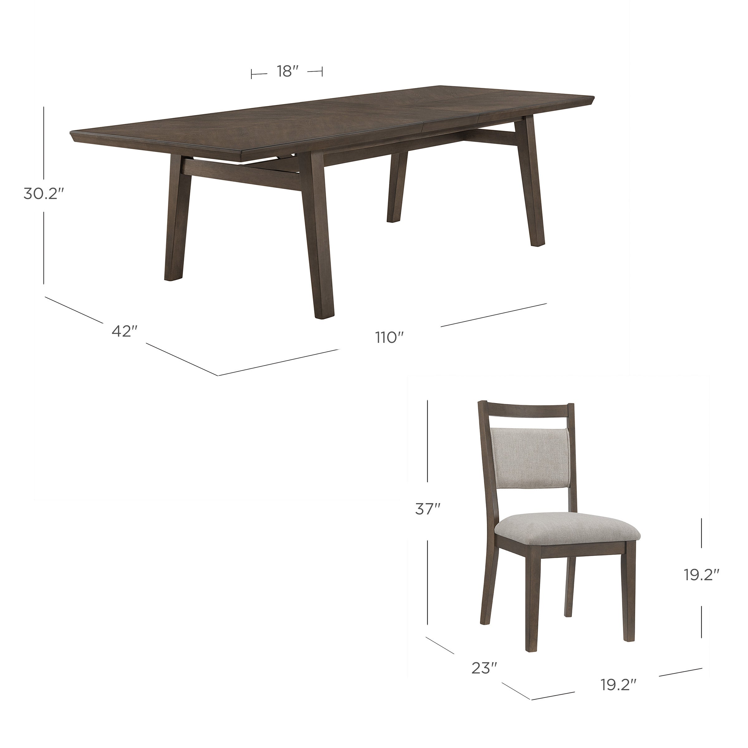 Anacortes 9-Piece Dining Table Set