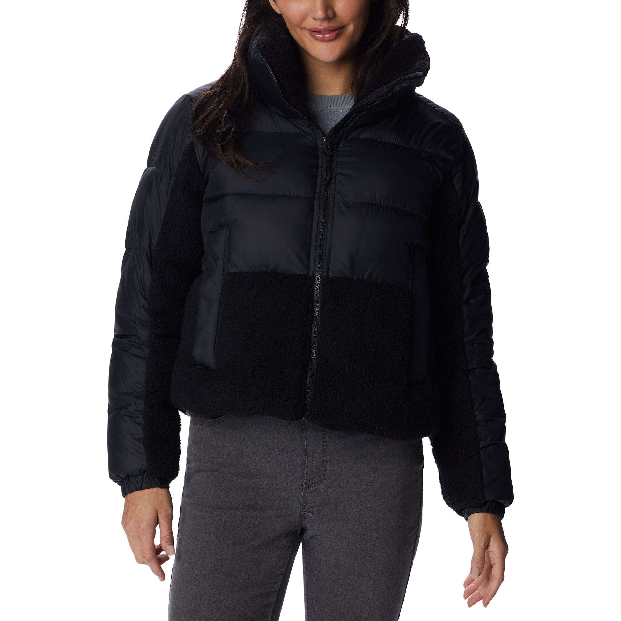 Ladies' Cropped Puffer Jacket