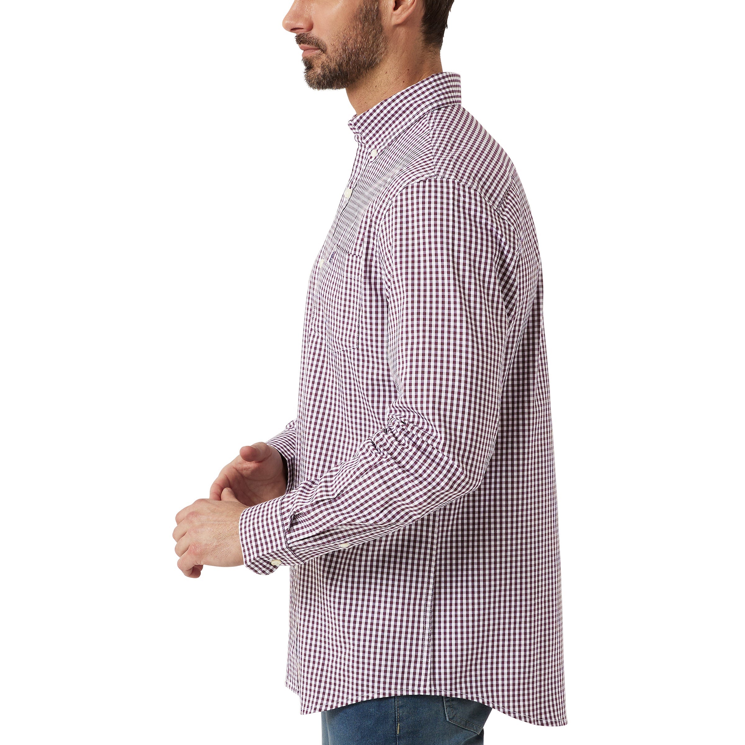 Chaps Men'S Easy Care Button-Down Shirt