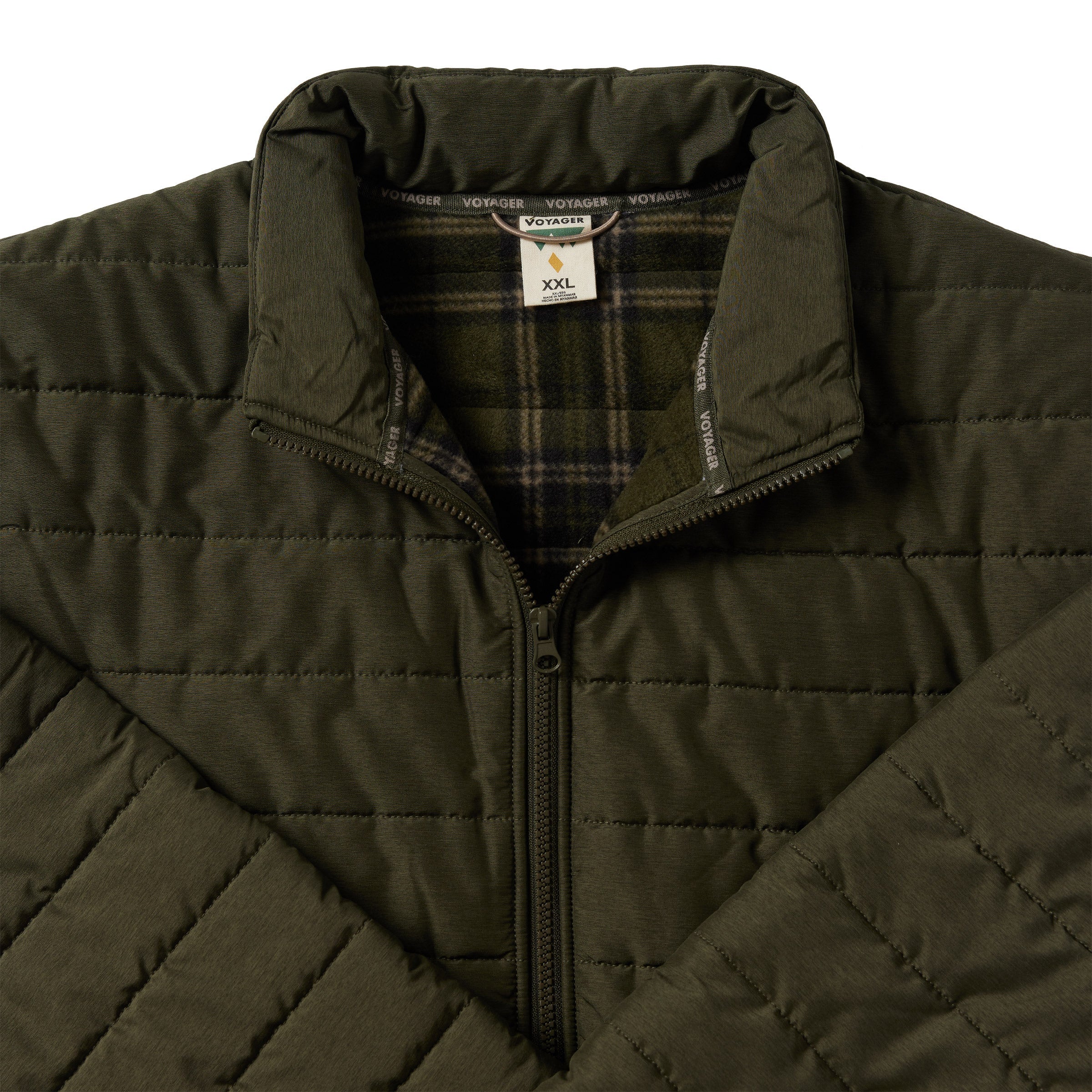 Men'S Fleece Lined Puffer Jacket