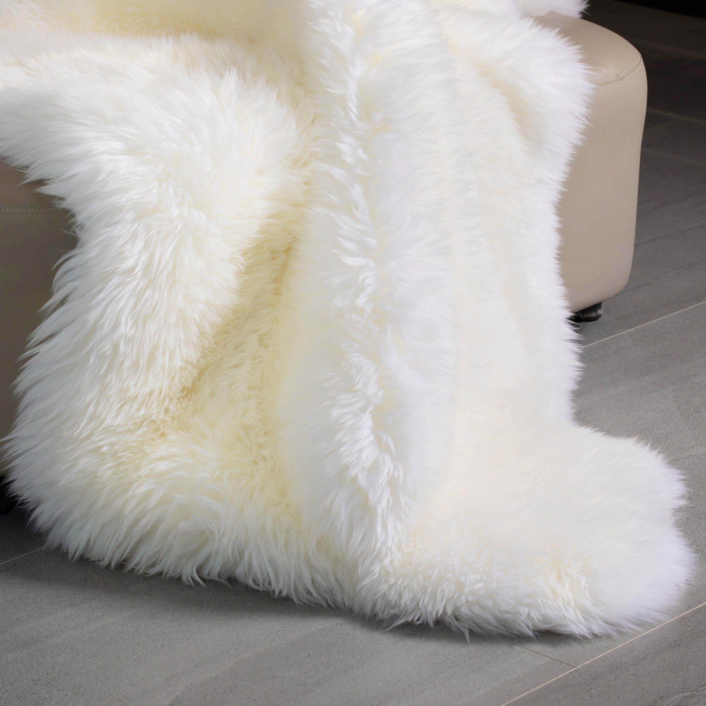 Sheepskin Rug, 43"X71"