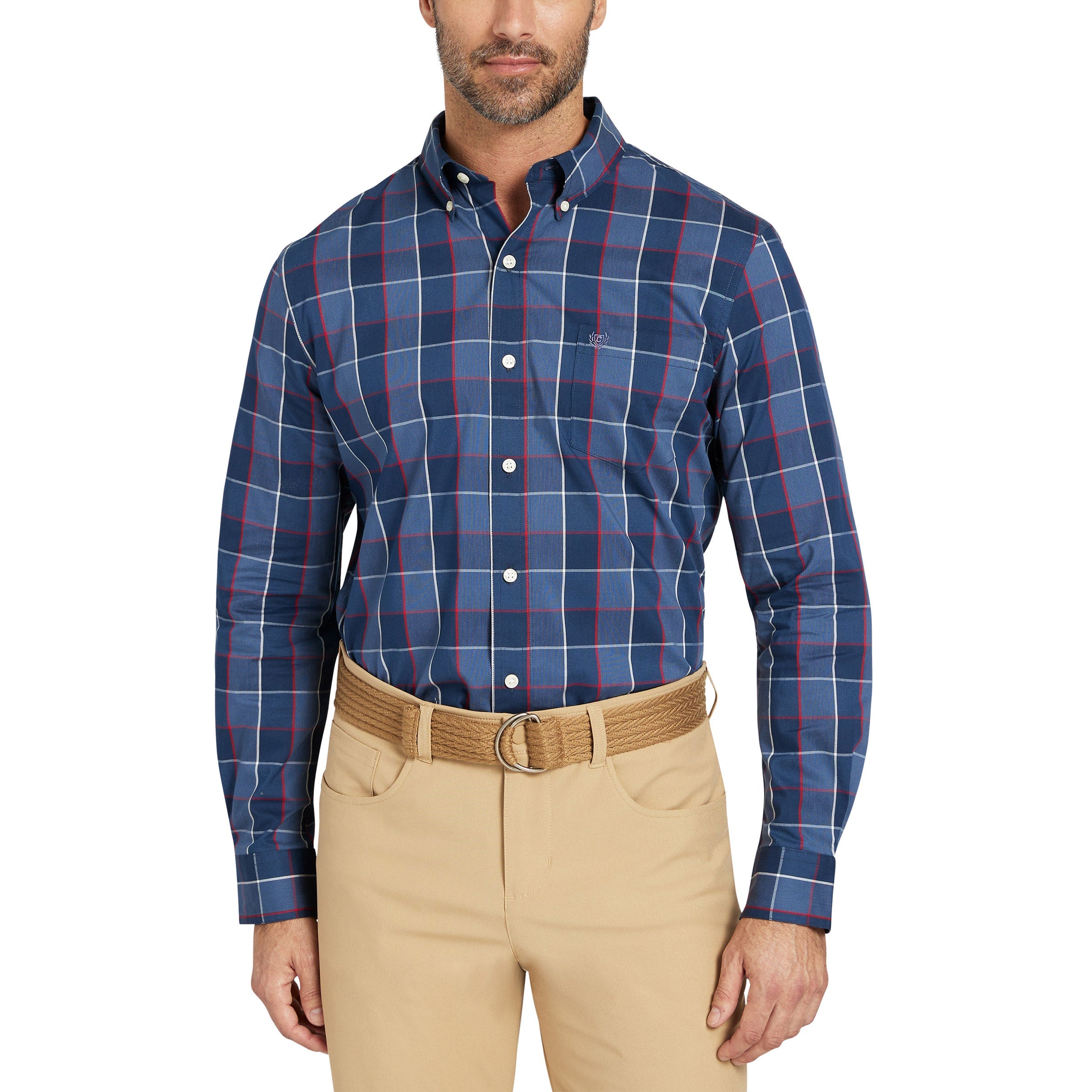 Chaps Men'S Easy Care Button-Down Shirt