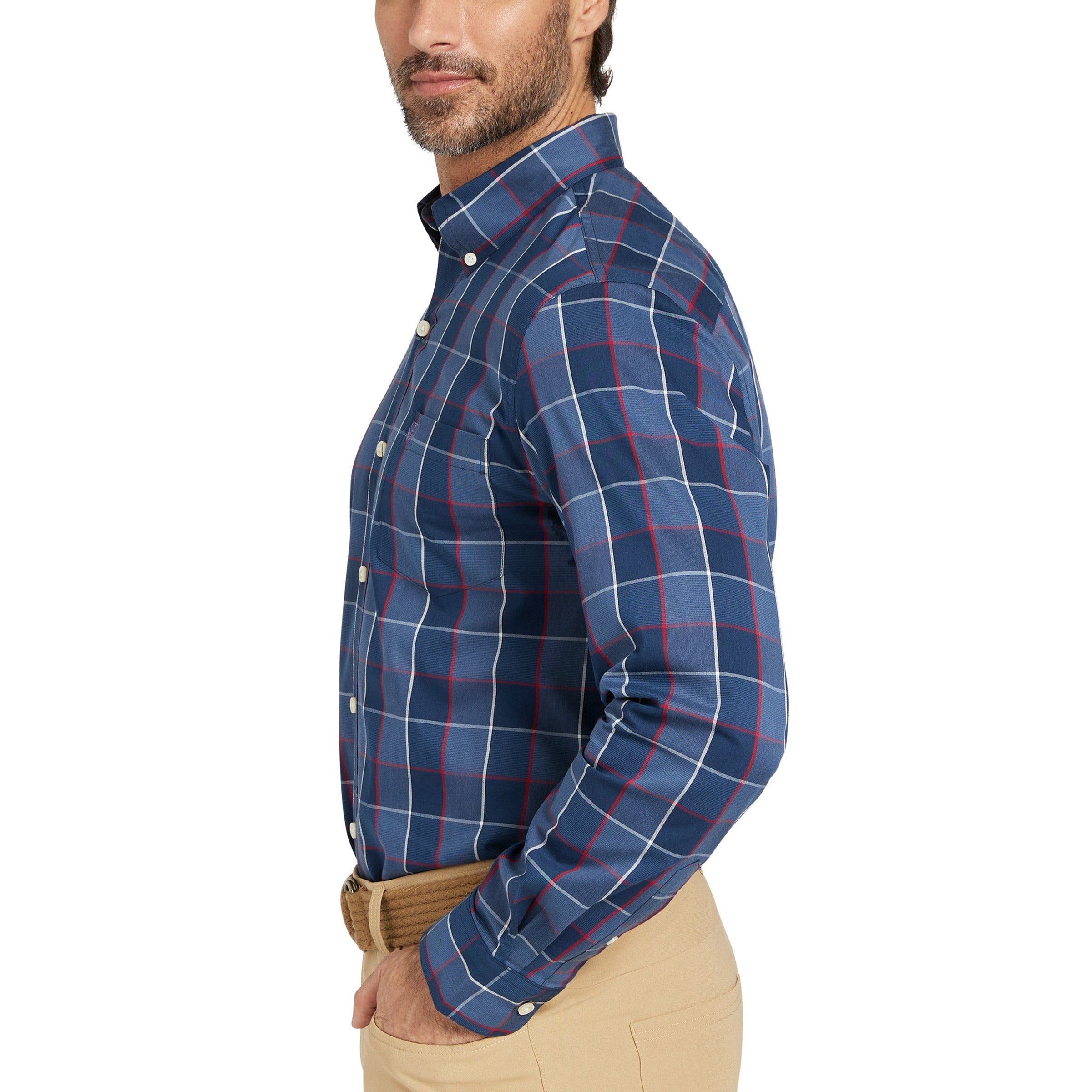 Chaps Men'S Easy Care Button-Down Shirt