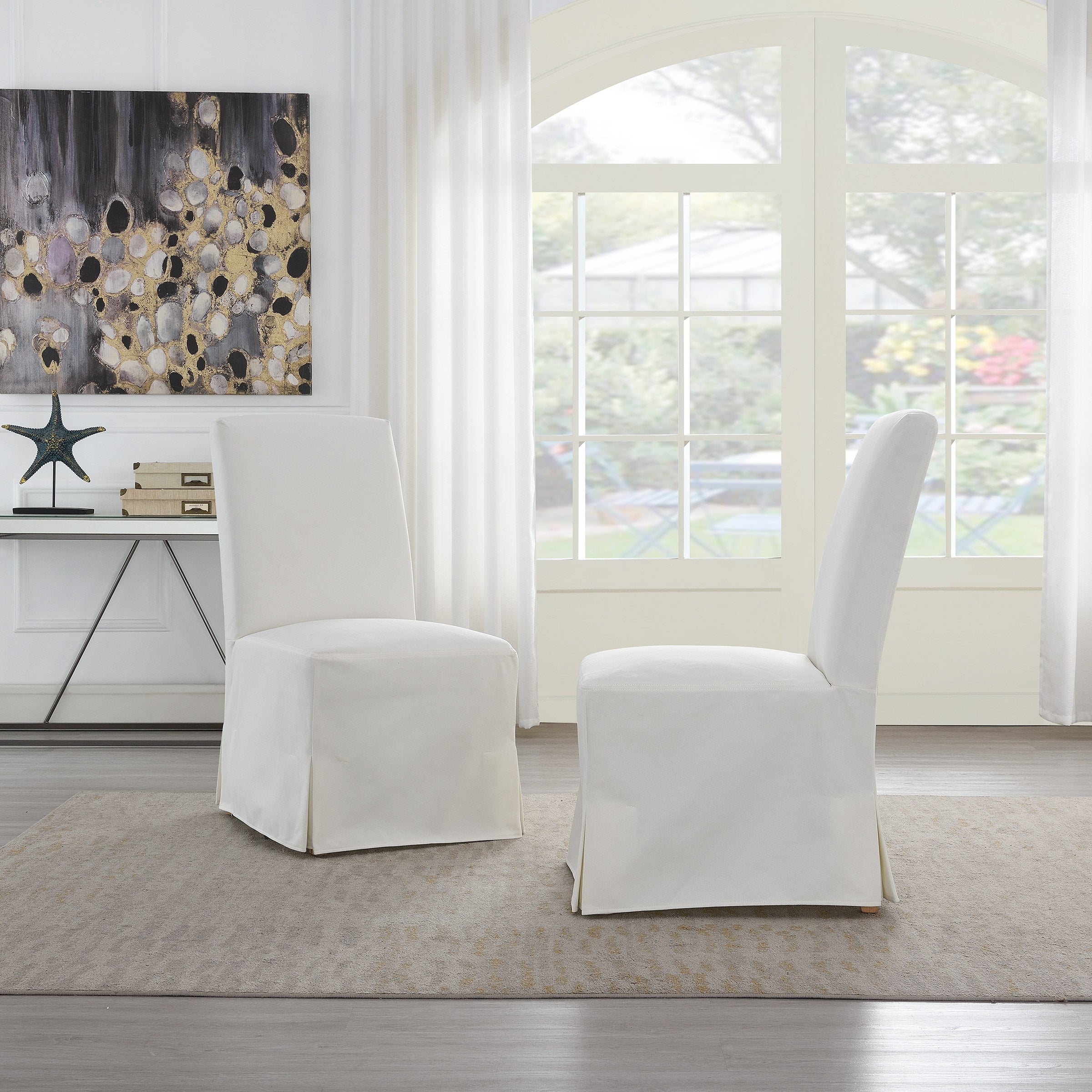 Clare Slipcover Dining Chair, 2-Pack