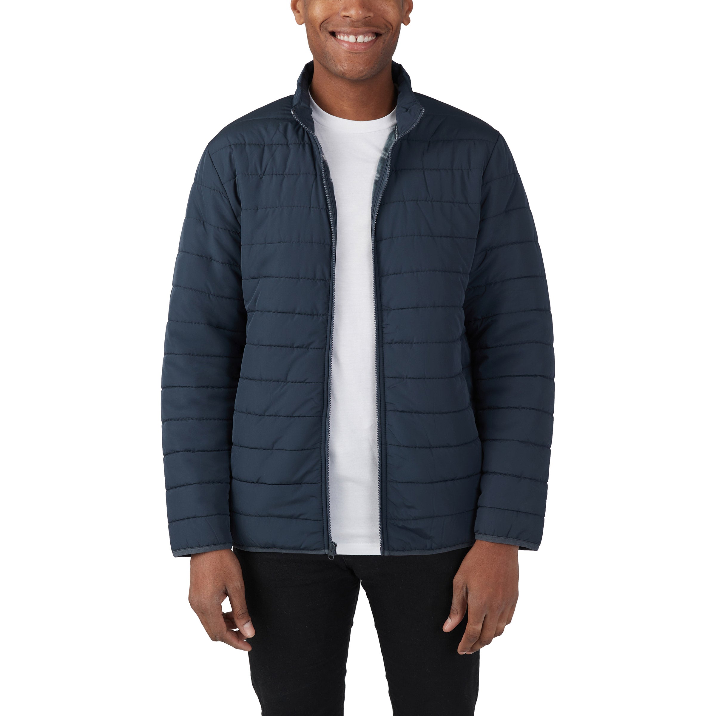 Men'S Fleece Lined Puffer Jacket