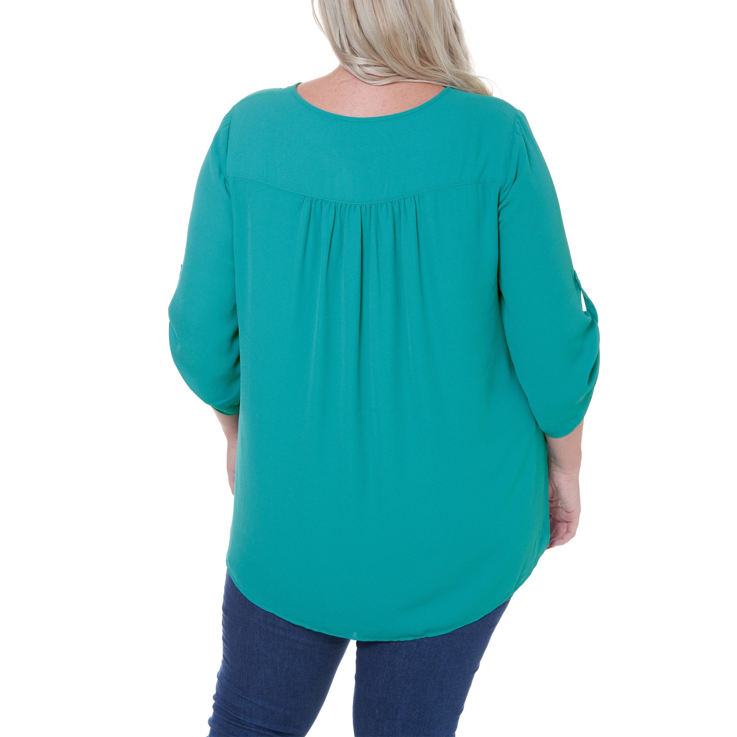 Ladies' V-Neck Crepe Blouse