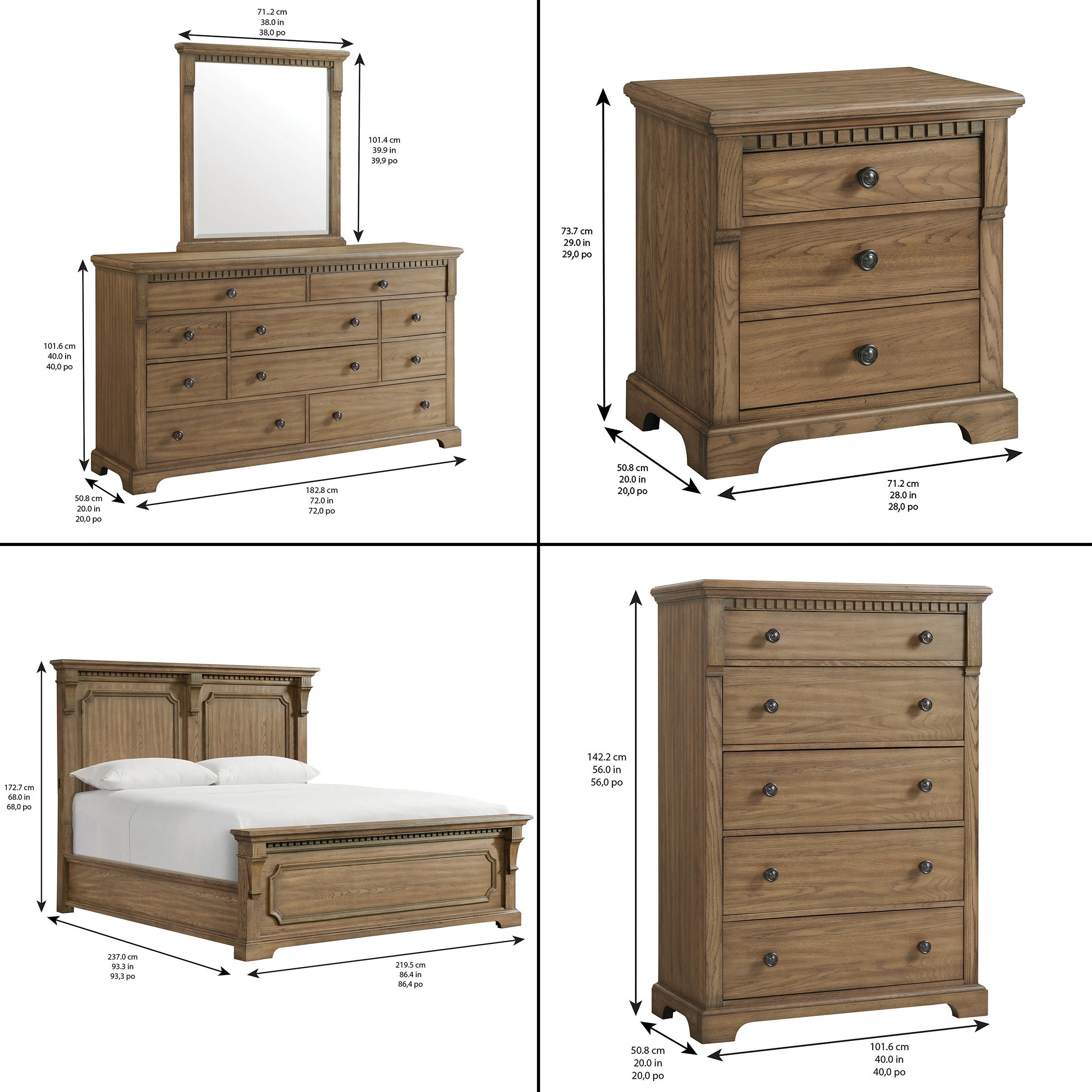 Wren 6-Piece King Bedroom Set