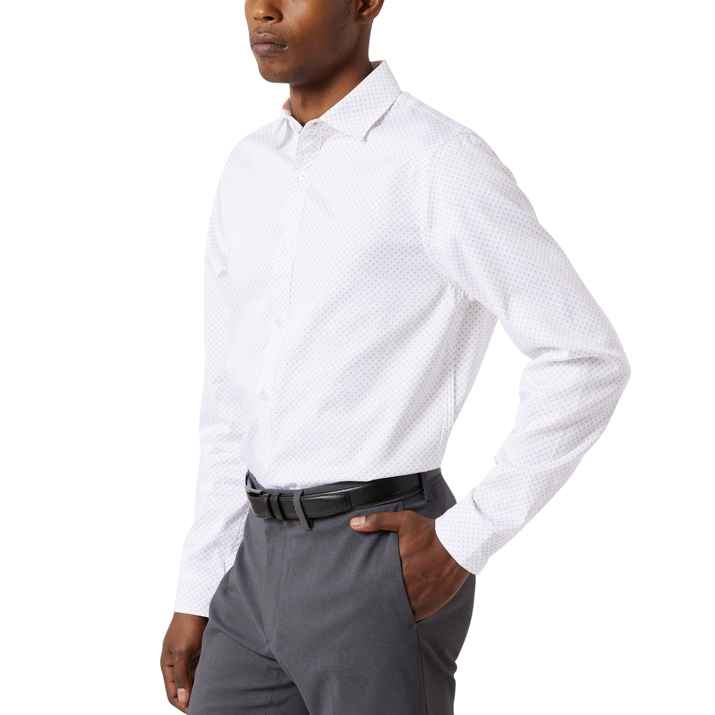 Men'S Luxe Woven Dress Shirt