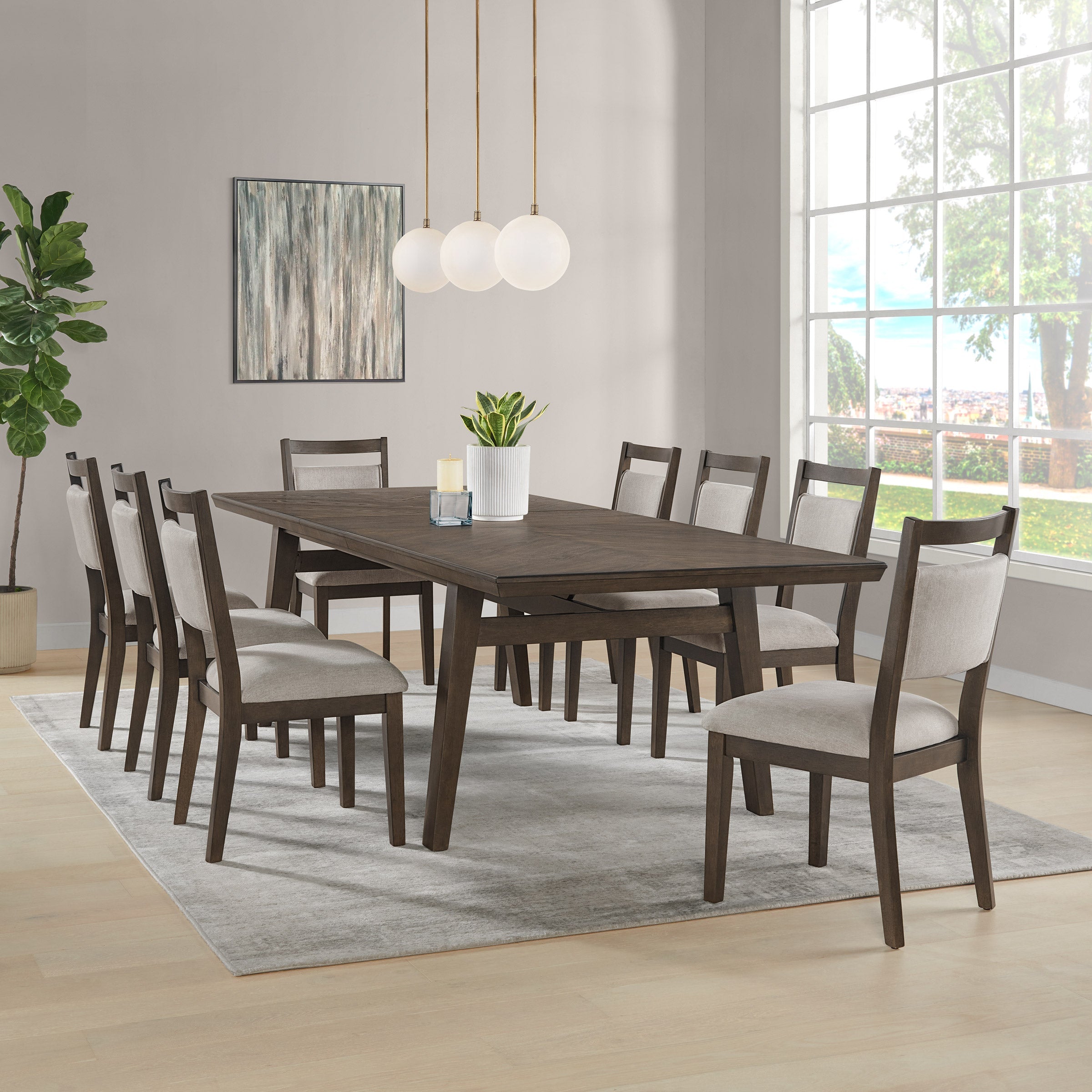 Anacortes 9-Piece Dining Table Set