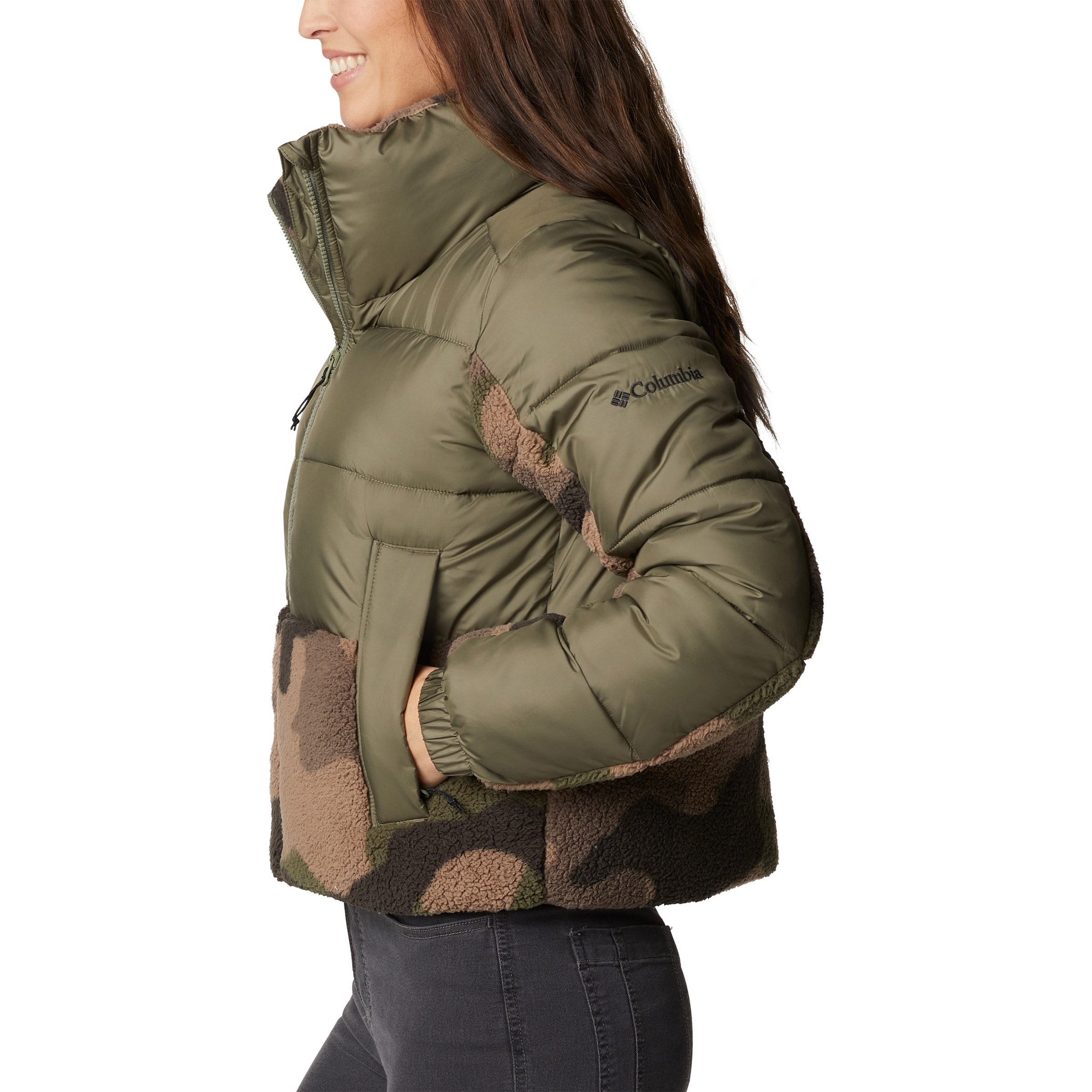 Ladies' Cropped Puffer Jacket