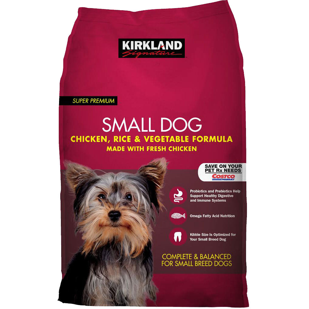 Kirkland Signature Small Formula Chicken & Vegetable Dog Food 20 lb. Image