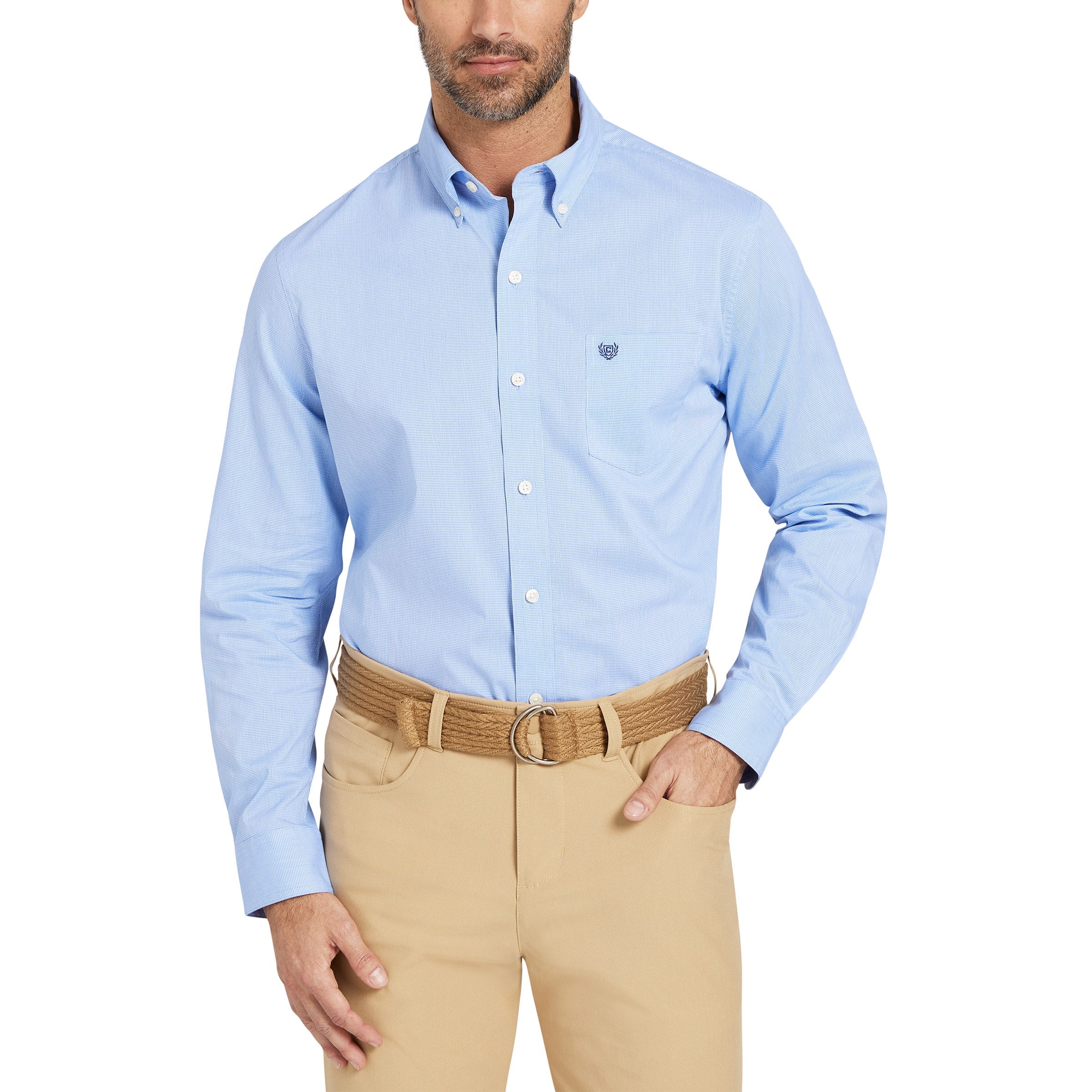 Chaps Men'S Easy Care Button-Down Shirt