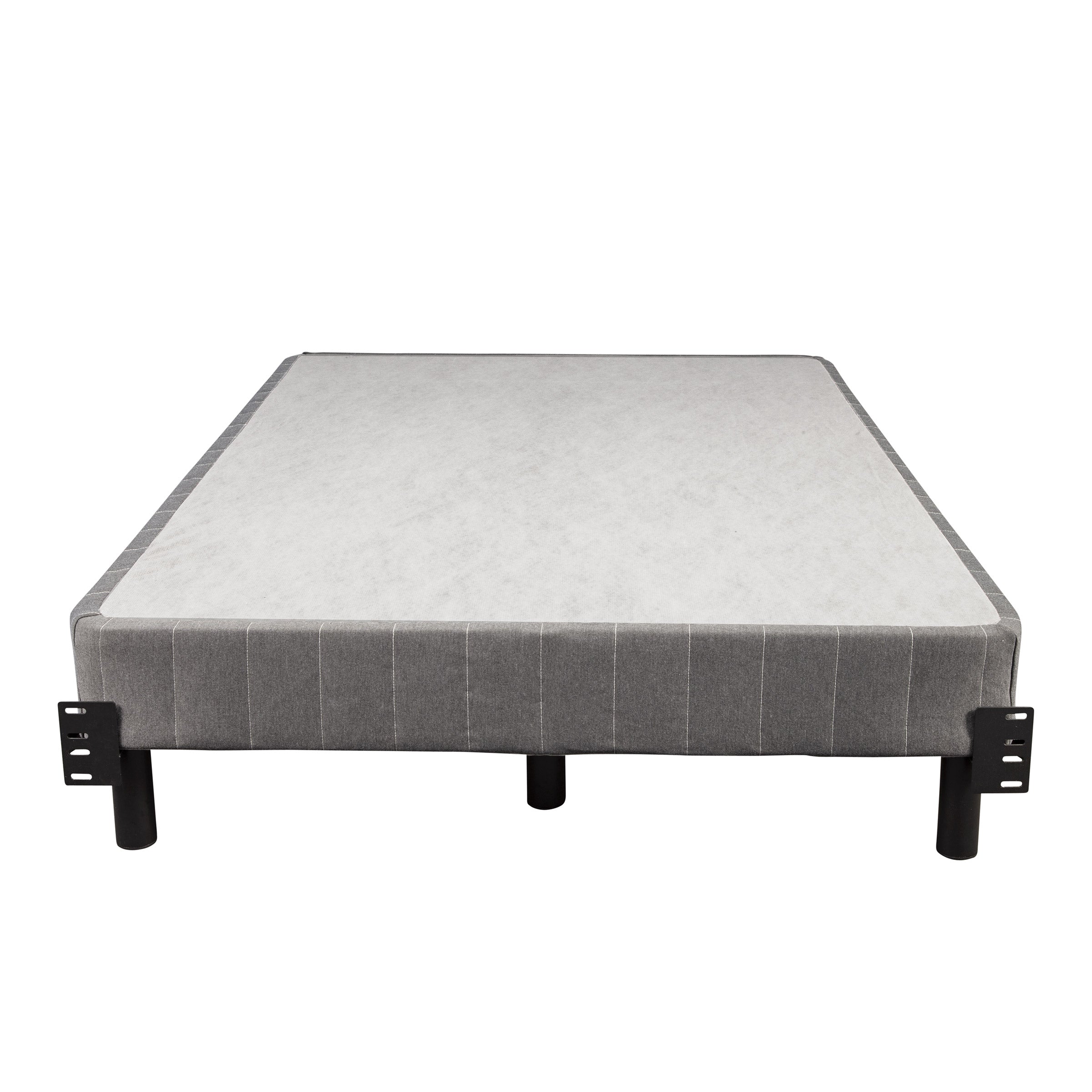 Enforce 7" Metal Box Spring with Headboard Bracket and Legs