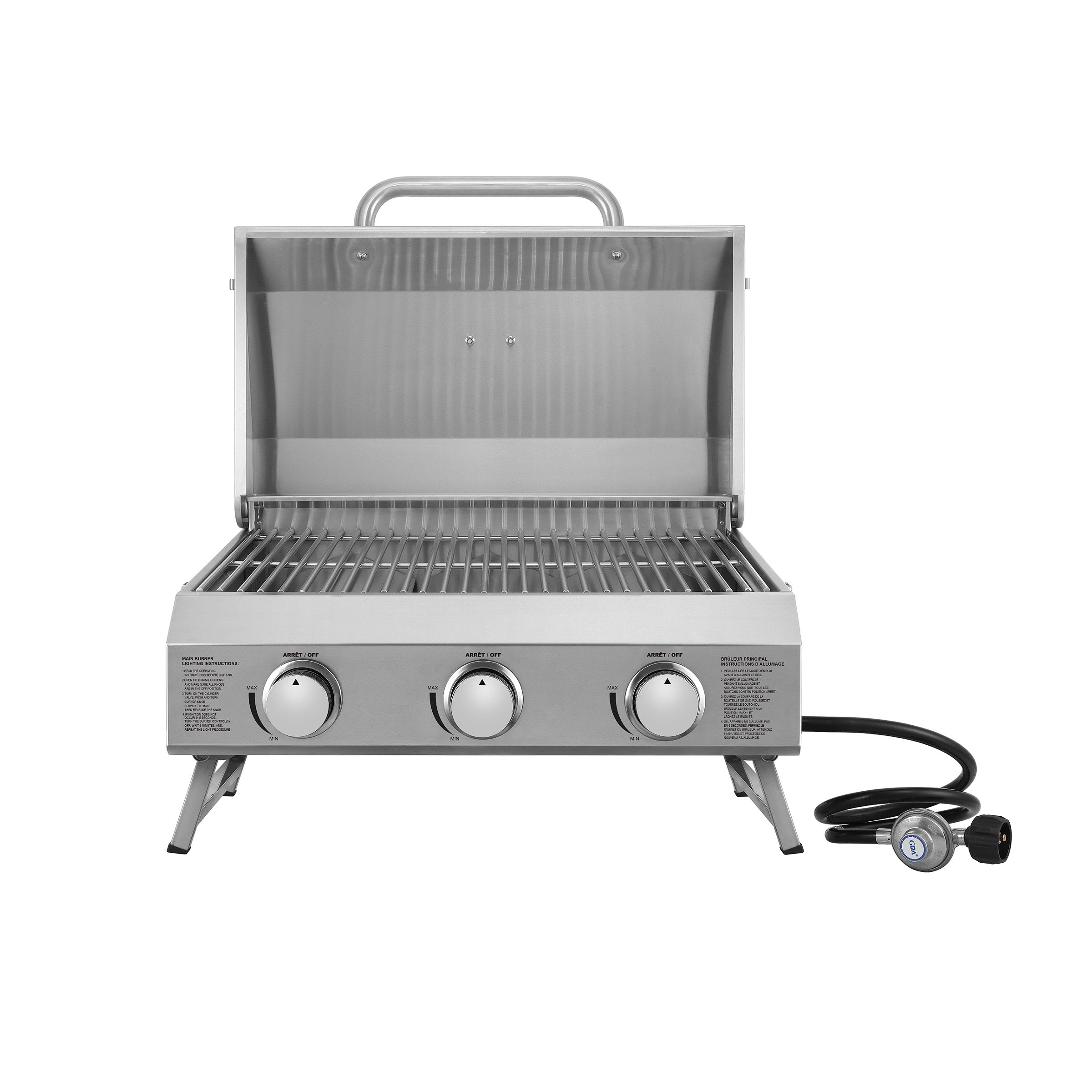 3 Burner Portable Gas Grill