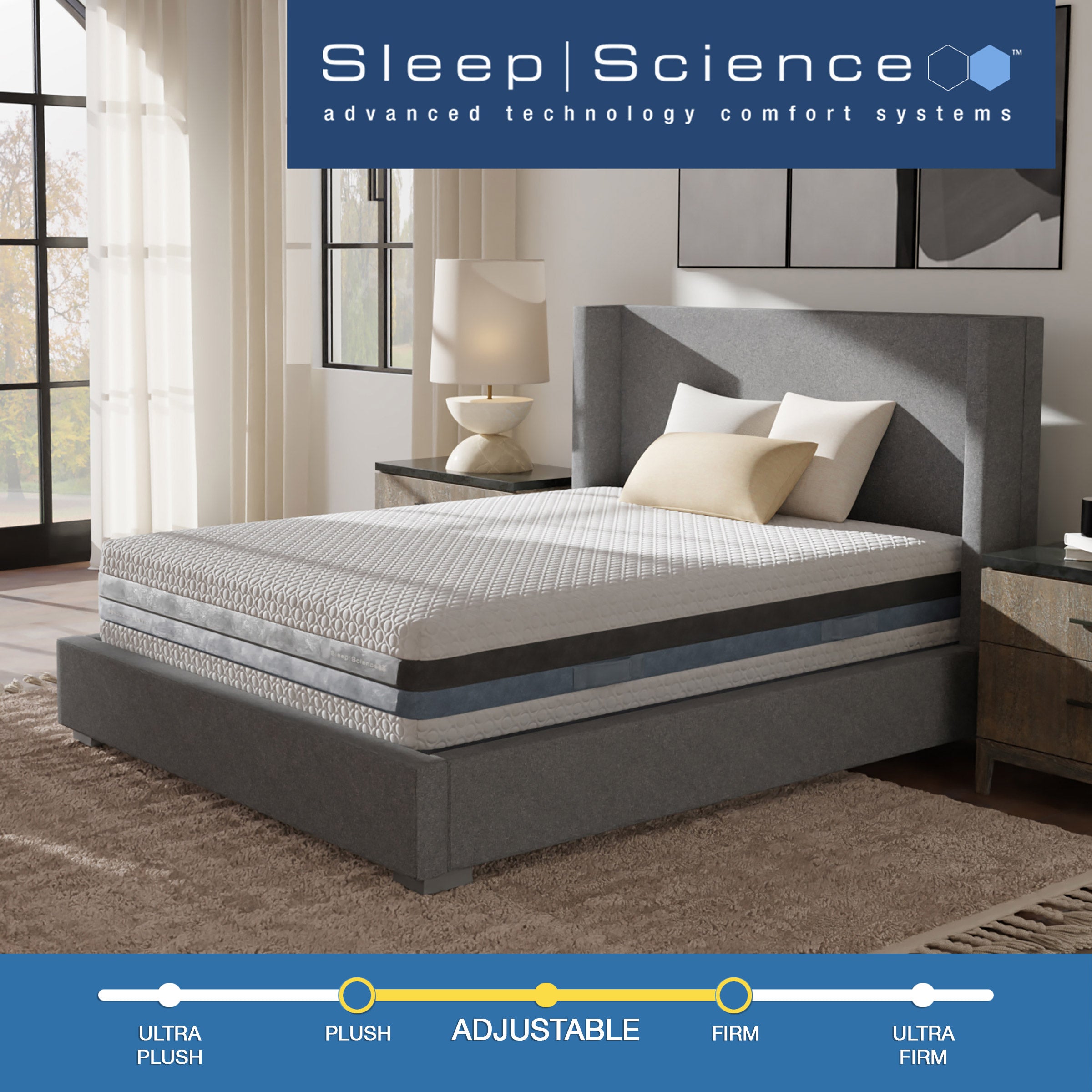 12" Iflip Sonoma Dual Comfort Memory Foam Mattress