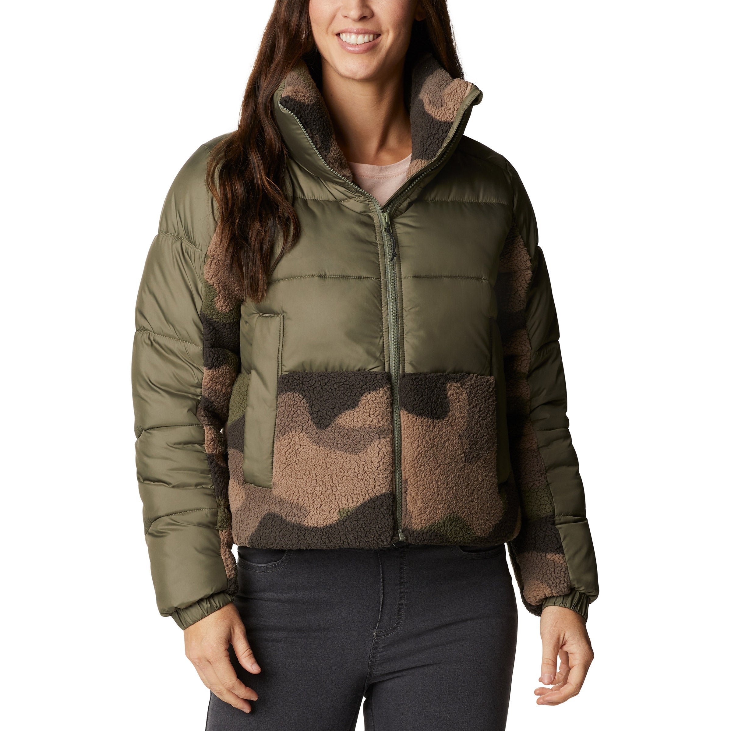 Ladies' Cropped Puffer Jacket