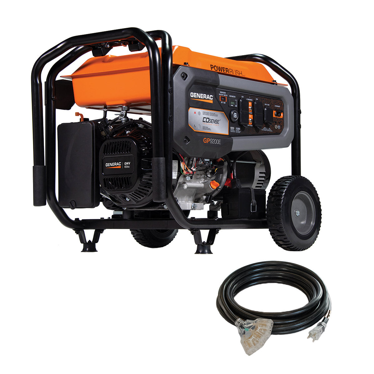 Generac GP9200E 9200W Running / 11250W Peak Gasoline Powered Generator with COsense Technology Image