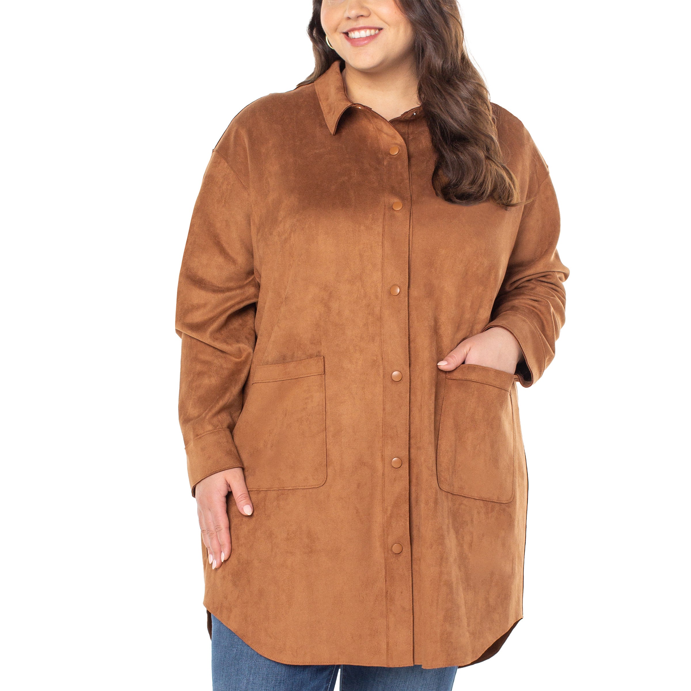 Ladies' Faux Suede Jacket