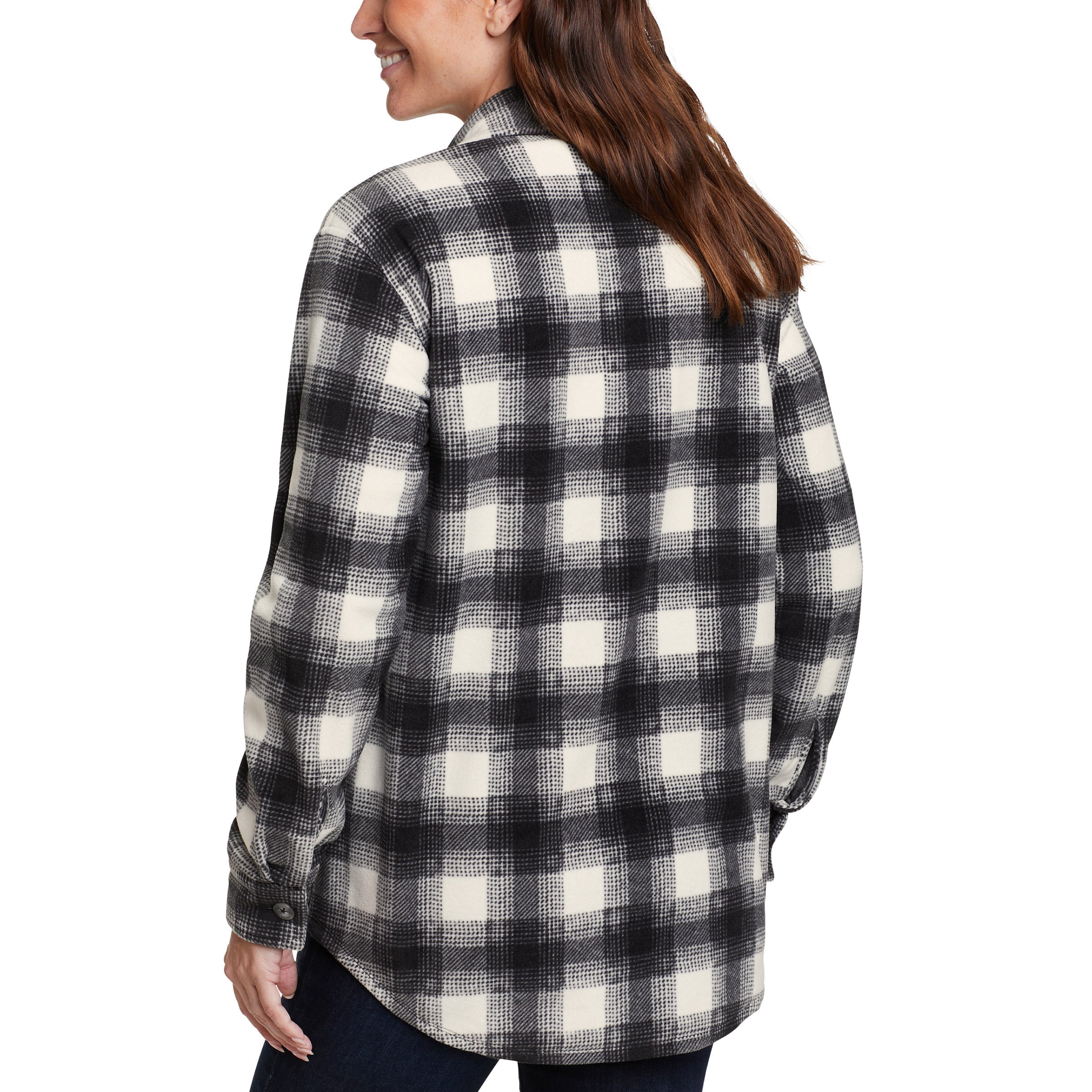 Ladies' Microfleece Button-Up Shirt