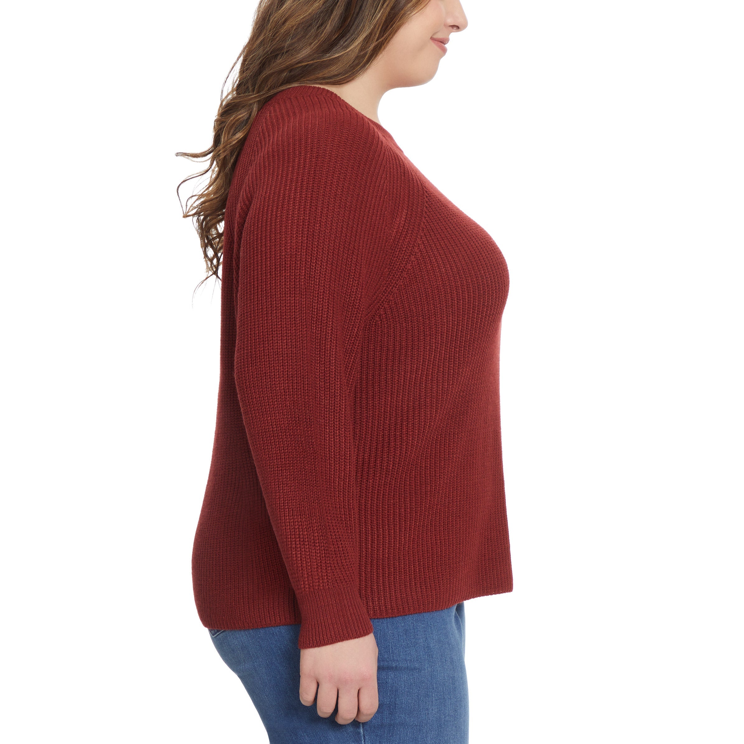 Ladies' Ribbed Sweater