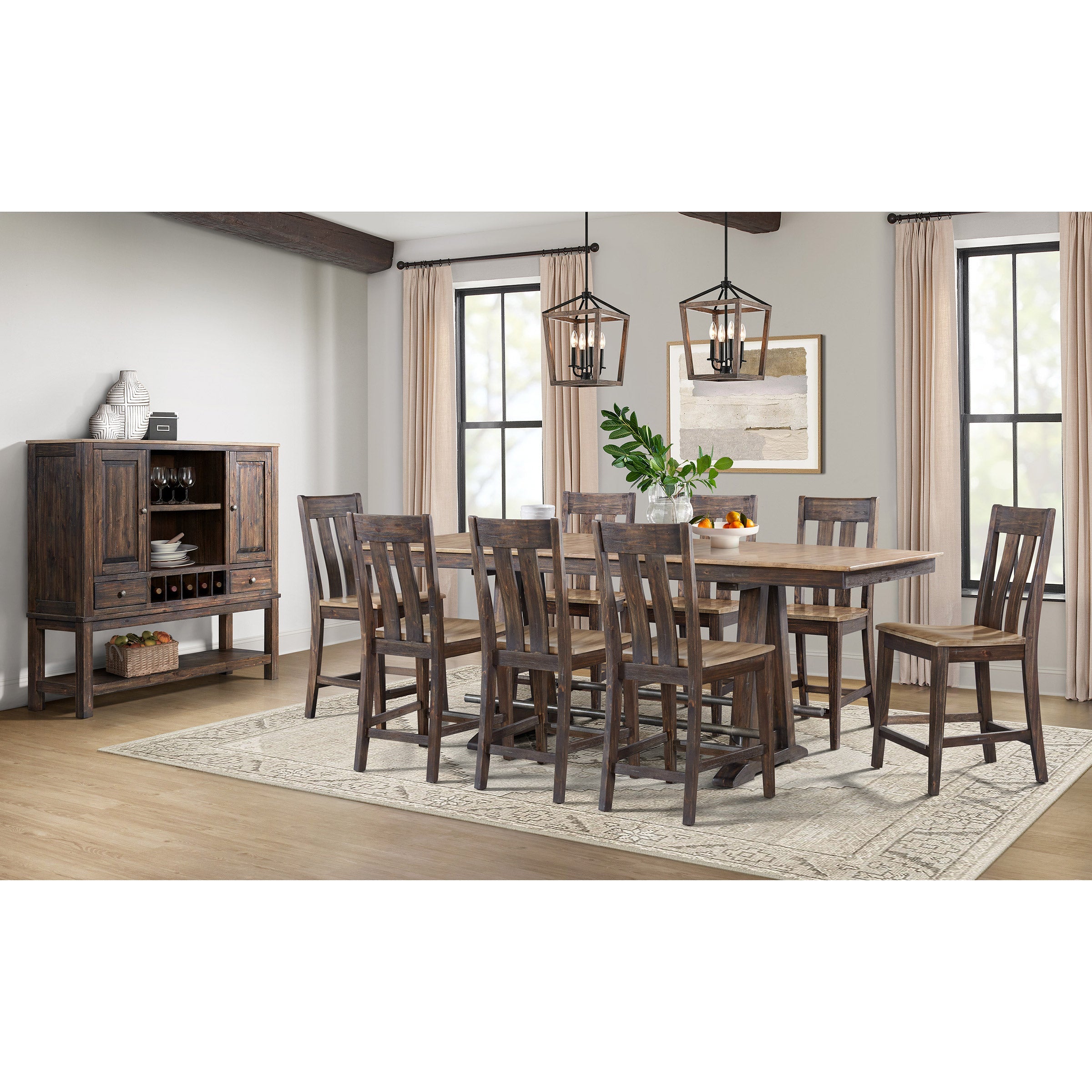 Traditions Counter Height Dining Table Collection