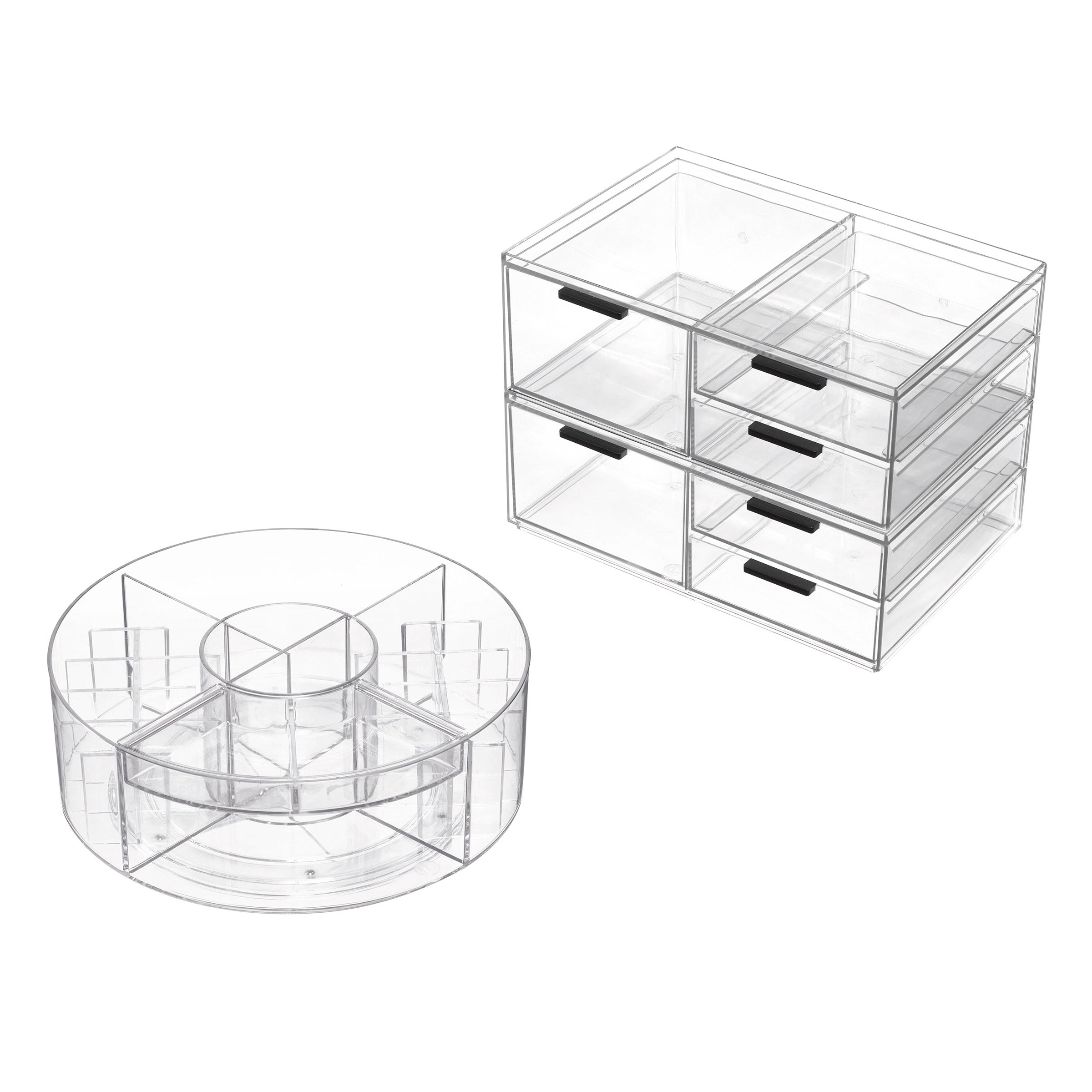 3-Piece Cosmetic Organizer Set