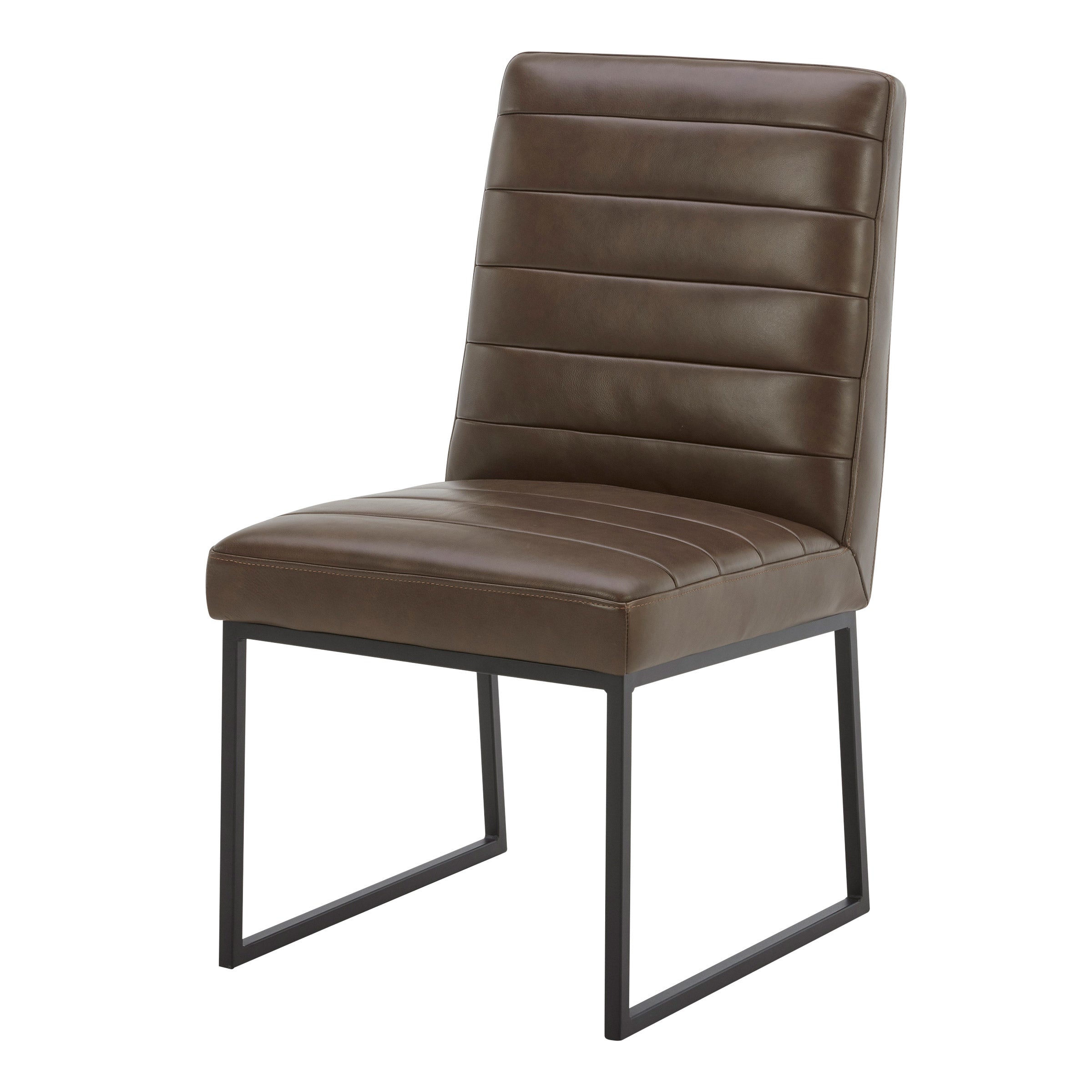 Kirkwood Top Grain Leather Dining Chair 2-Pack