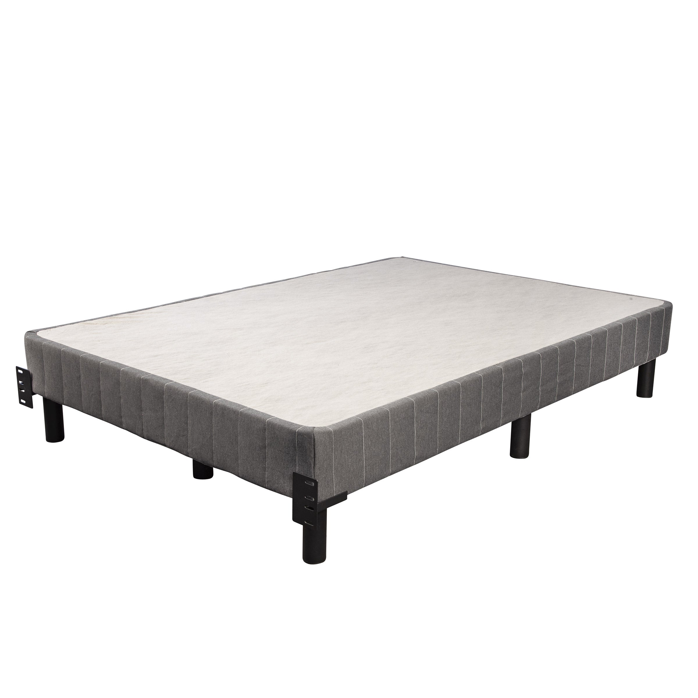 Enforce 7" Metal Box Spring with Headboard Bracket and Legs