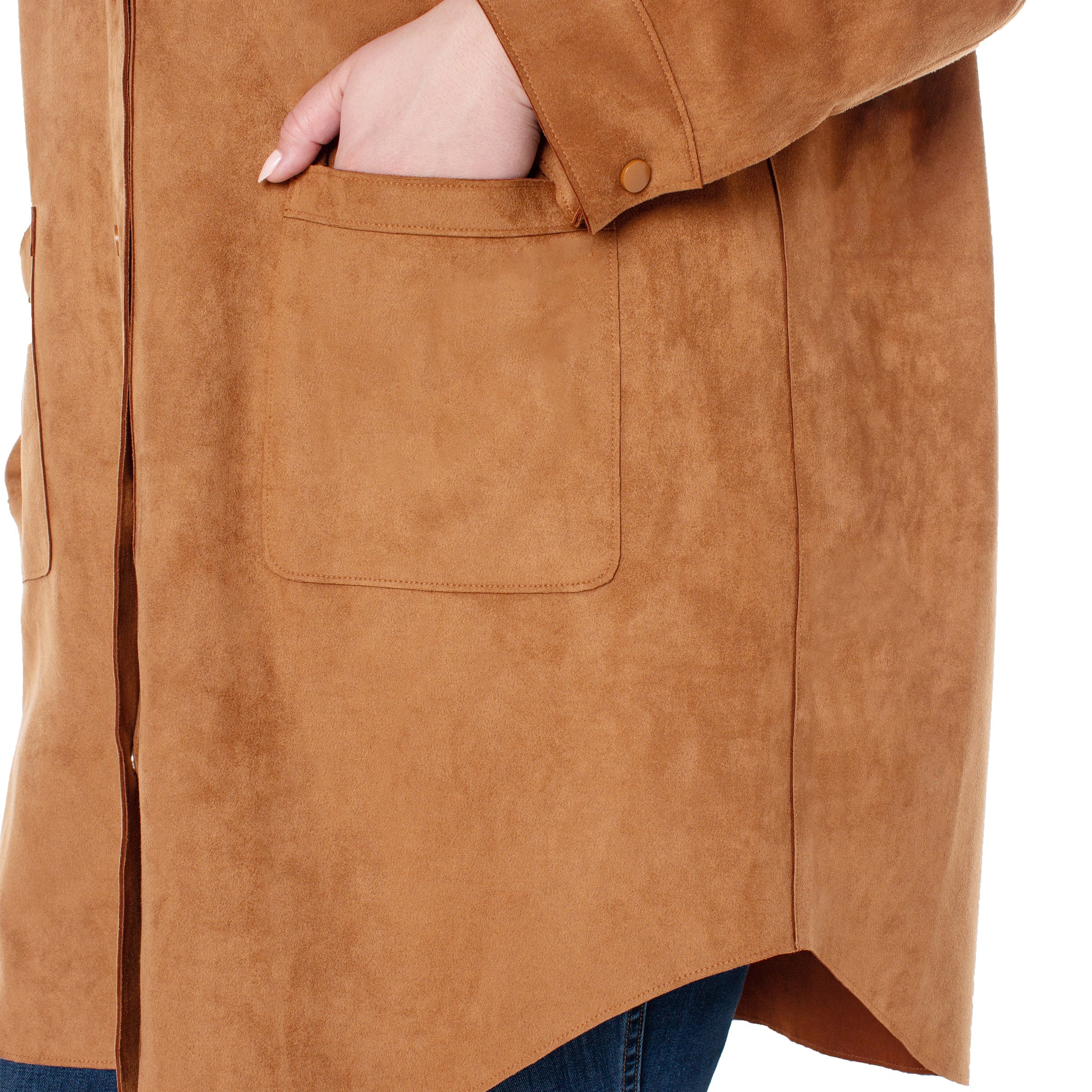 Ladies' Faux Suede Jacket