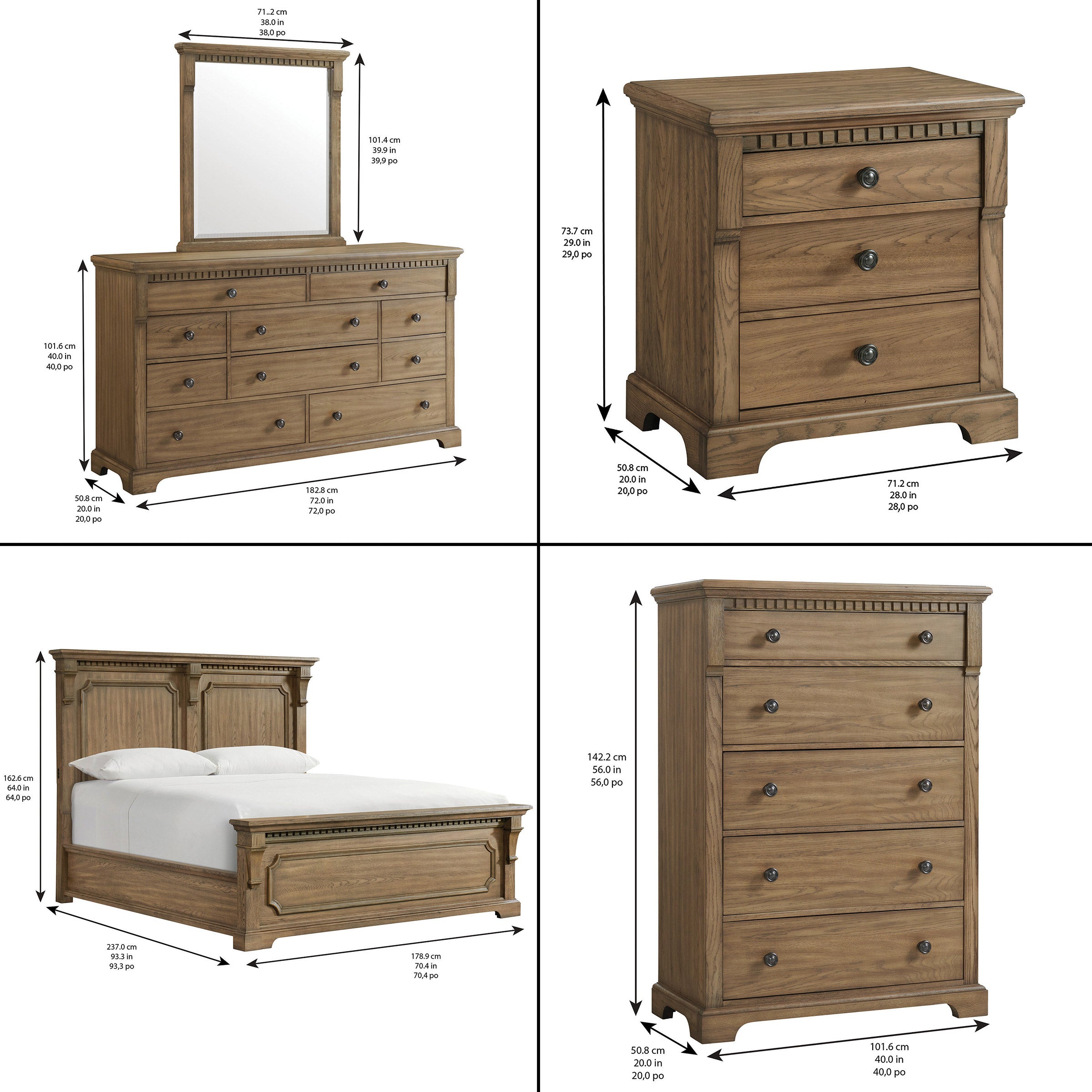 Wren 6-Piece Queen Bedroom Set