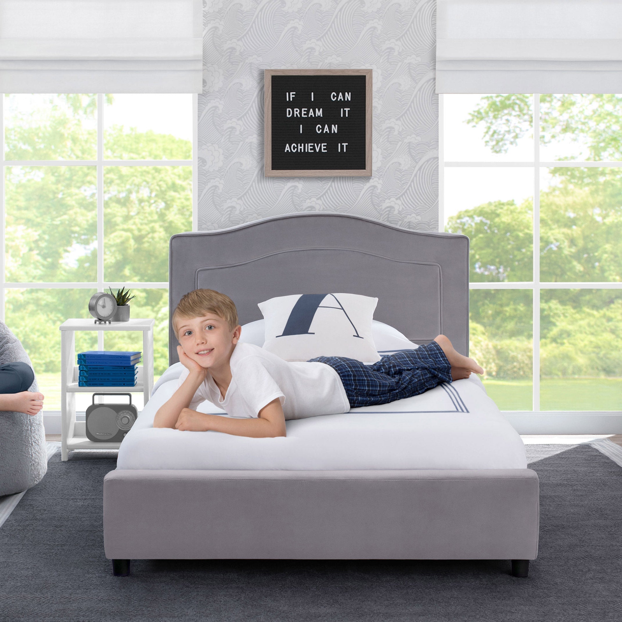 Casey Twin Upholstered Bed Image