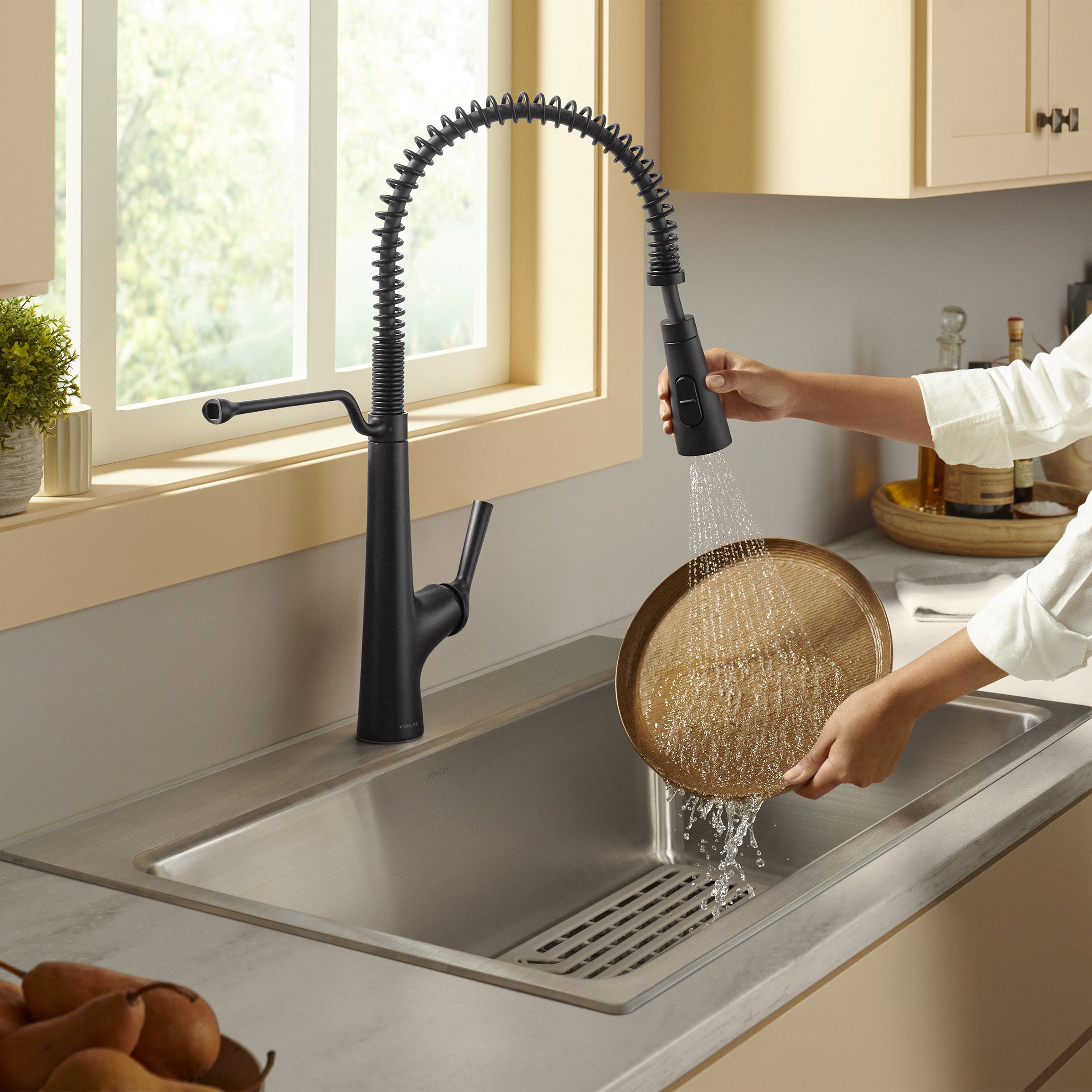 Pro-Function Kitchen Sink Kit - with Vibrant Stainless or Matte Black Faucet