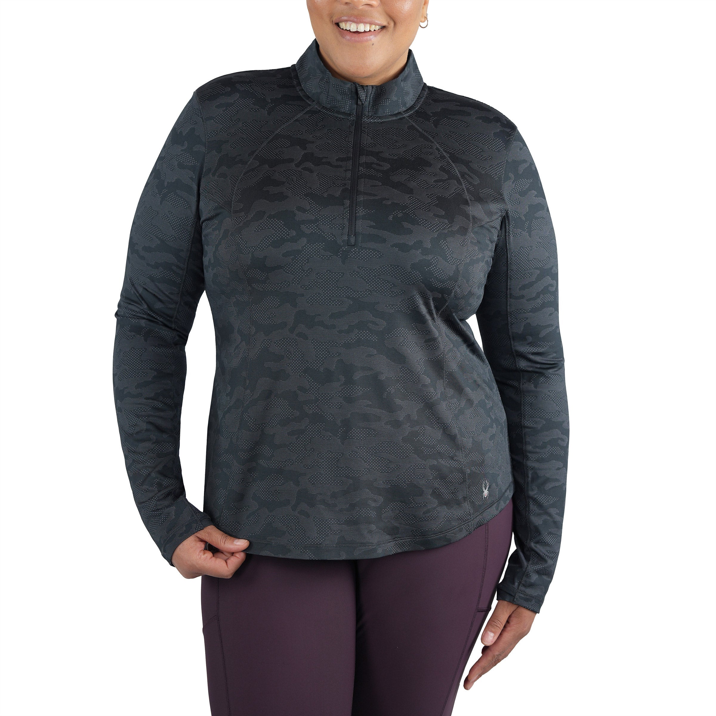 Ladies' Tech Quarter Zip Top