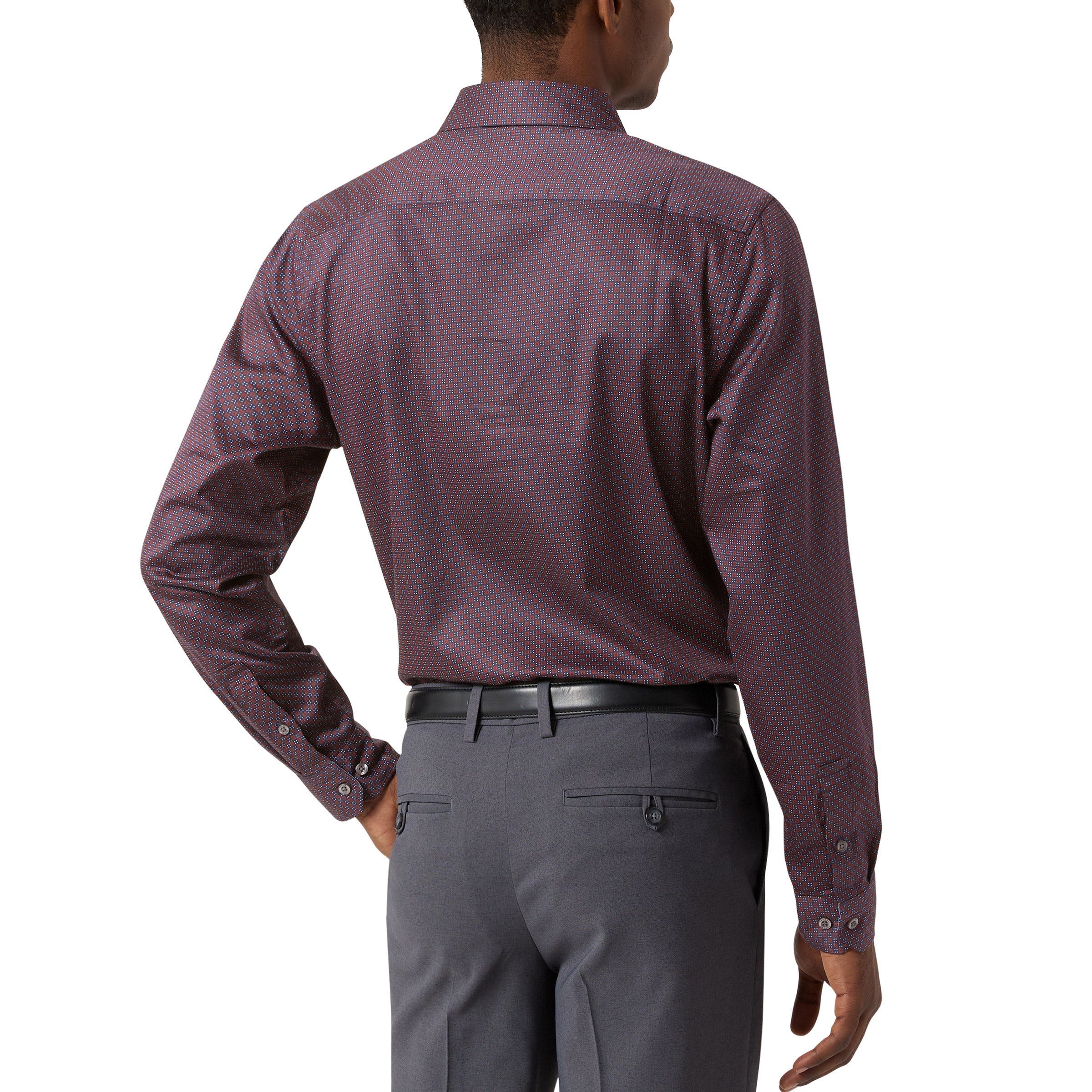 Men'S Luxe Woven Dress Shirt