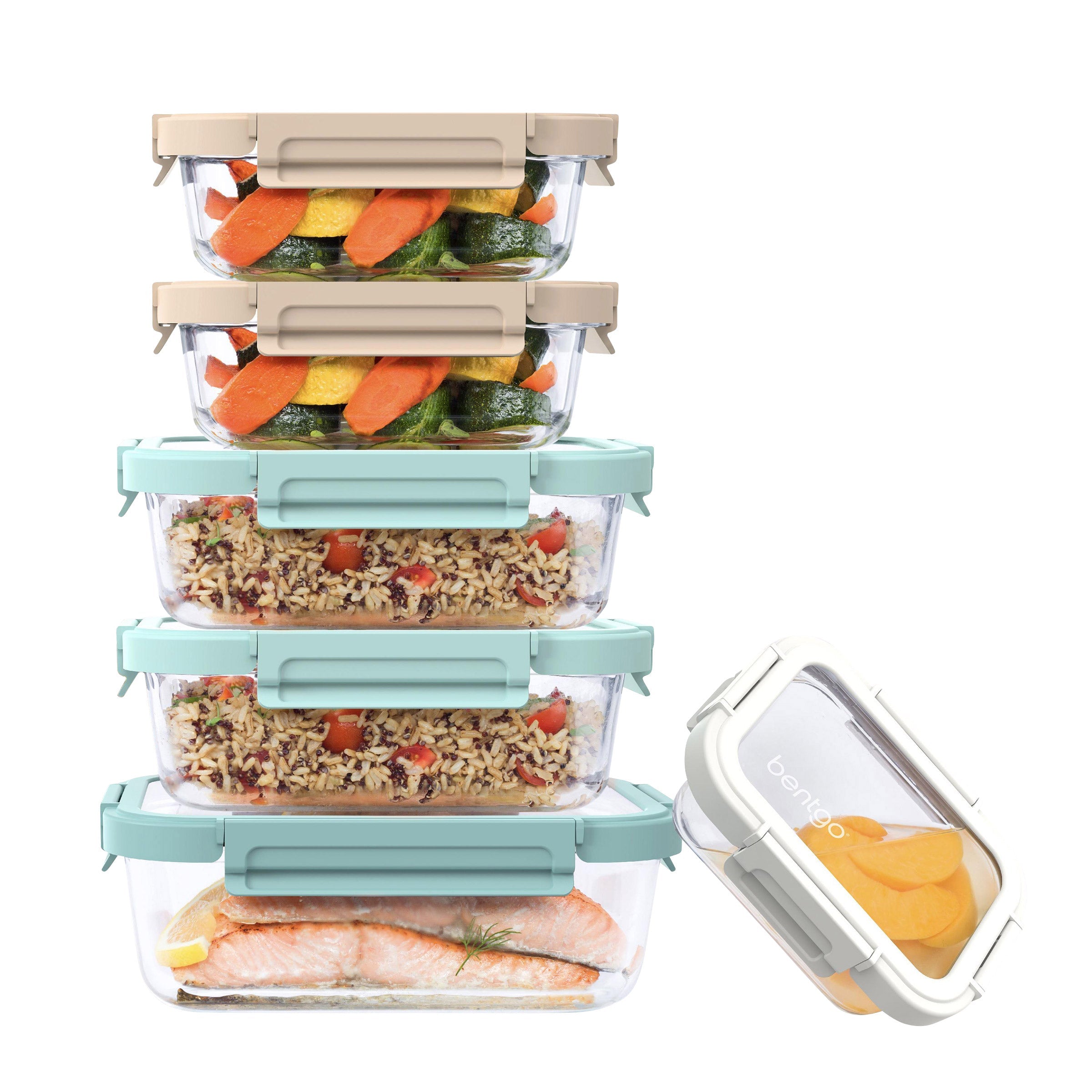 12-Piece Glass Food Storage Set