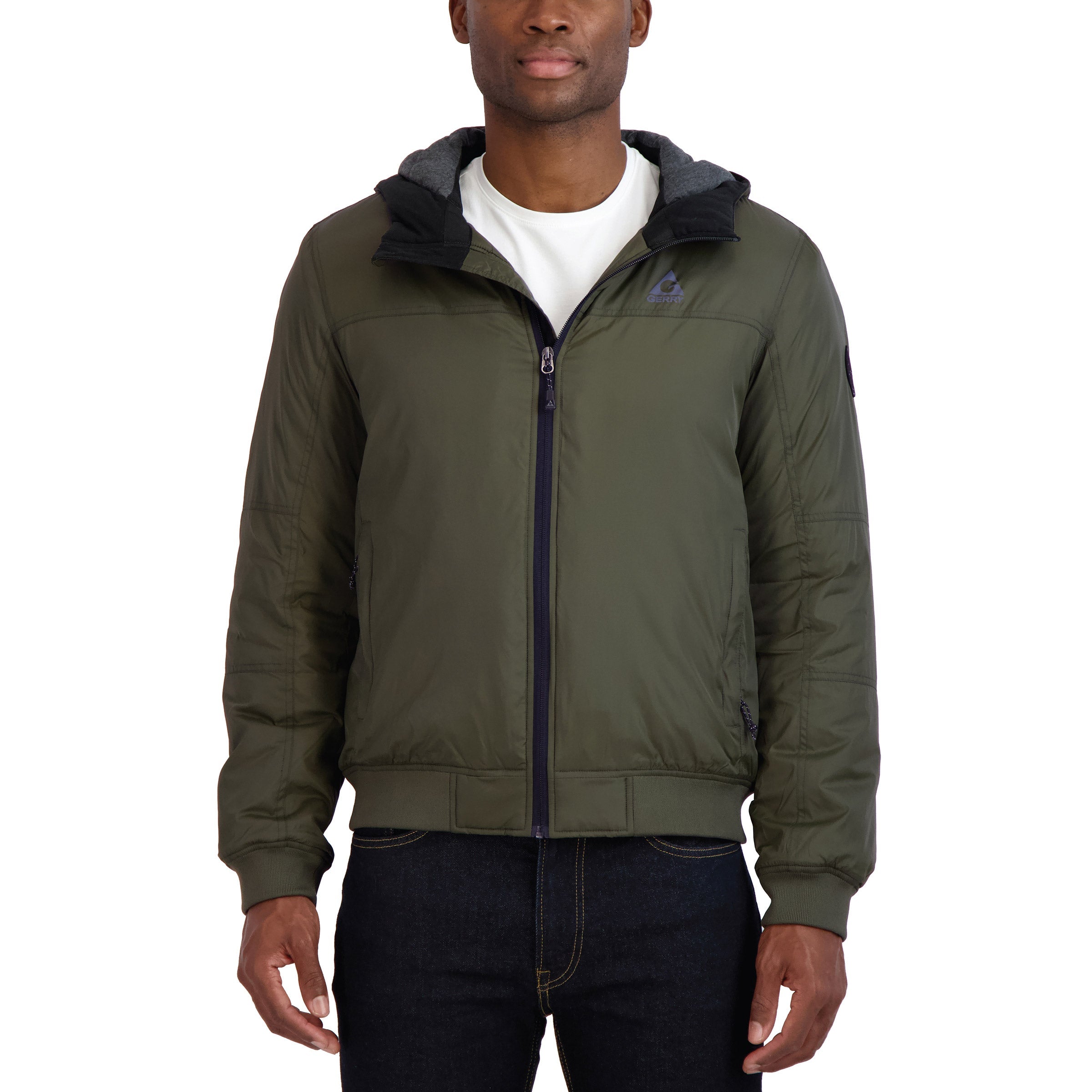 Gerry Men’S Hooded Bomber Jacket