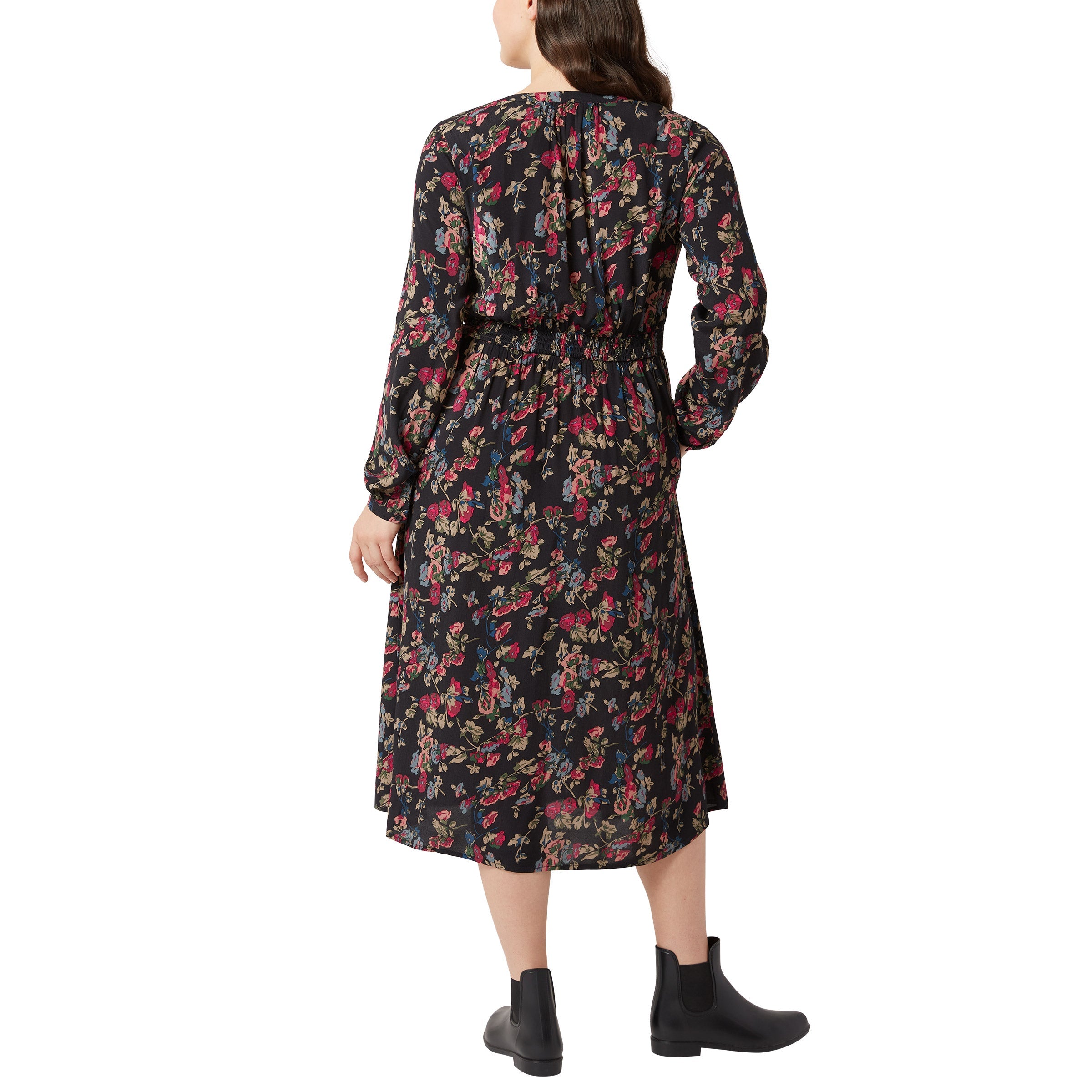 Ladies' Button Front Midi Dress