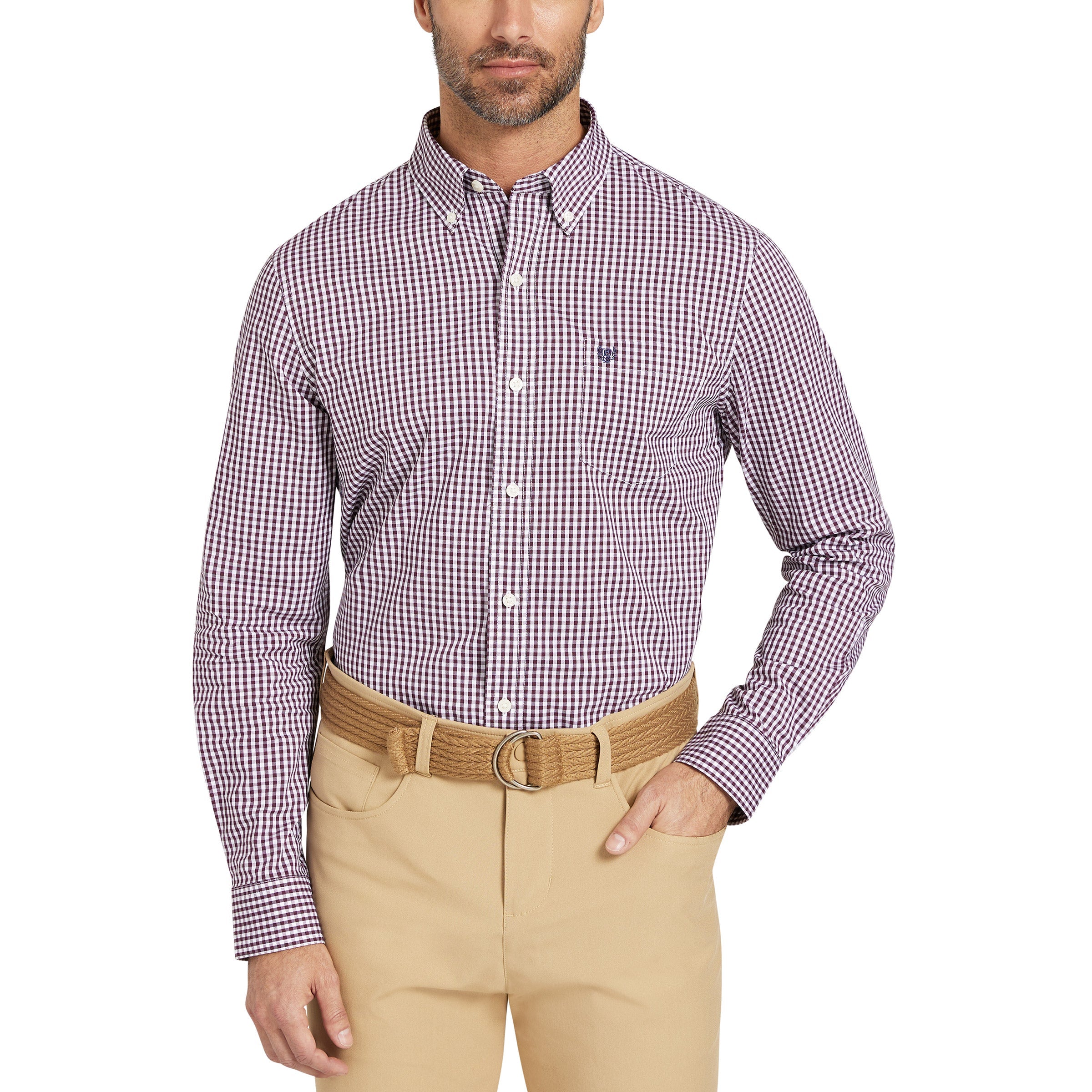 Chaps Men'S Easy Care Button-Down Shirt