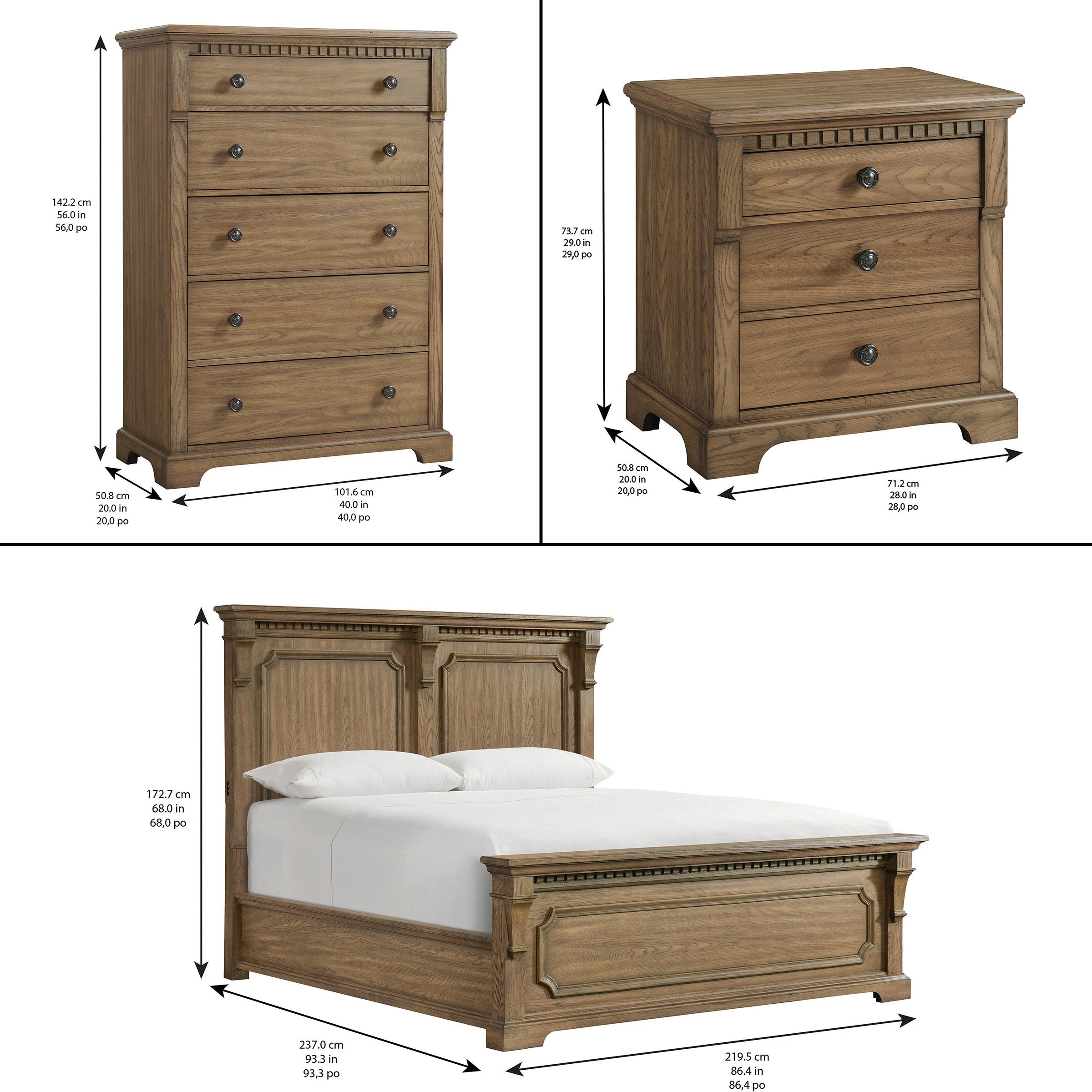 Wren 4-Piece King Bedroom Set