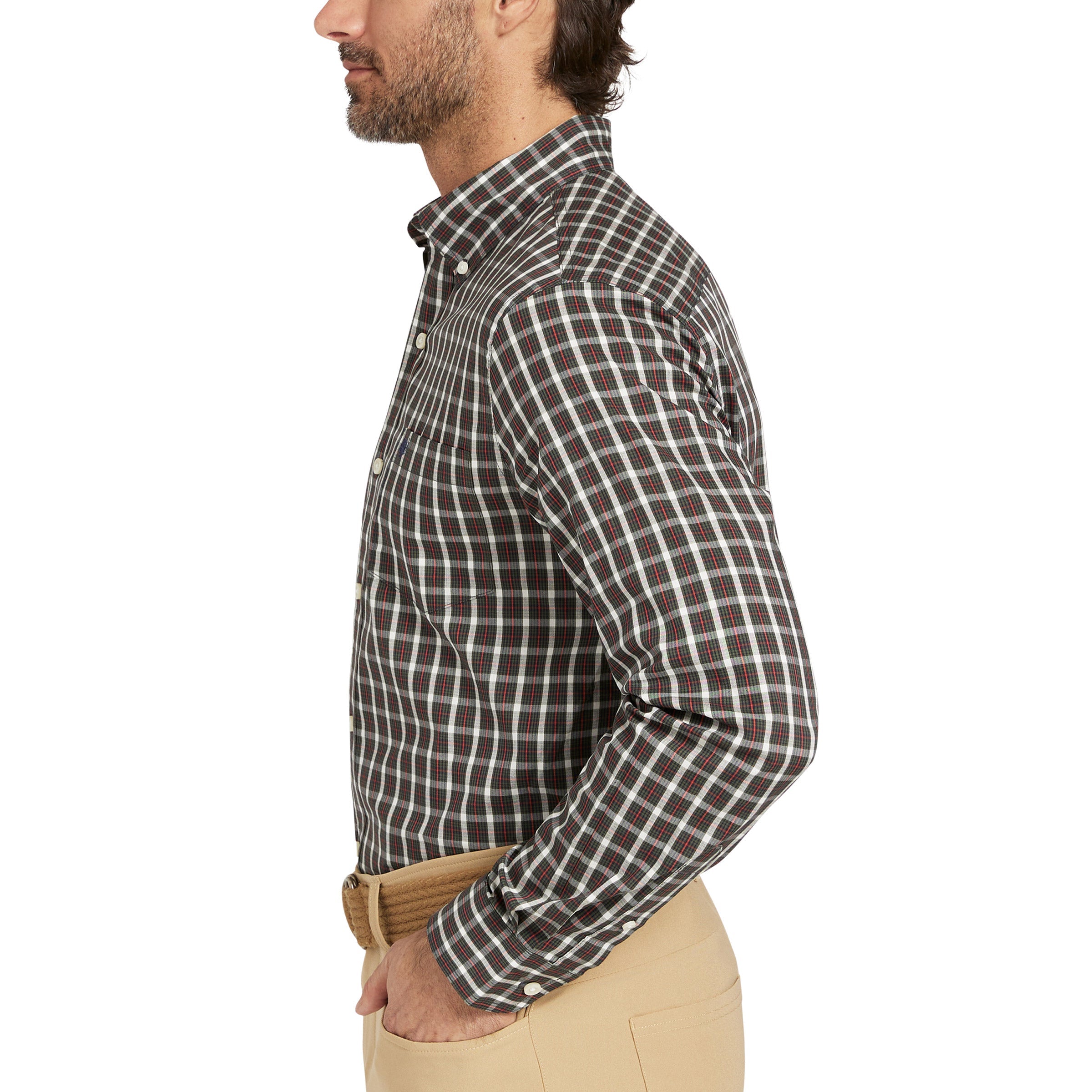 Chaps Men'S Easy Care Button-Down Shirt